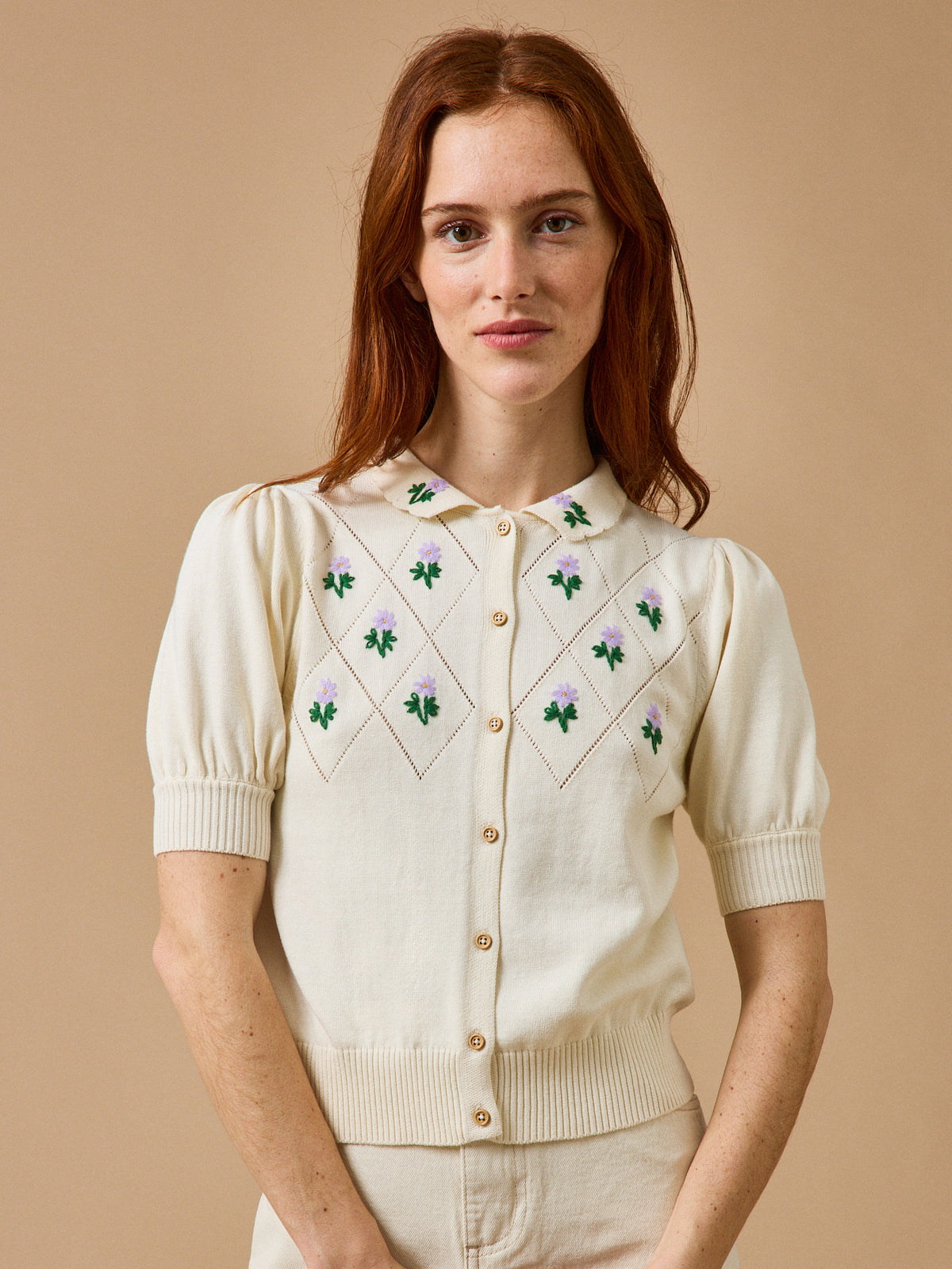 Gilet Femme brodé - CYRILLUS X EMILE & IDA