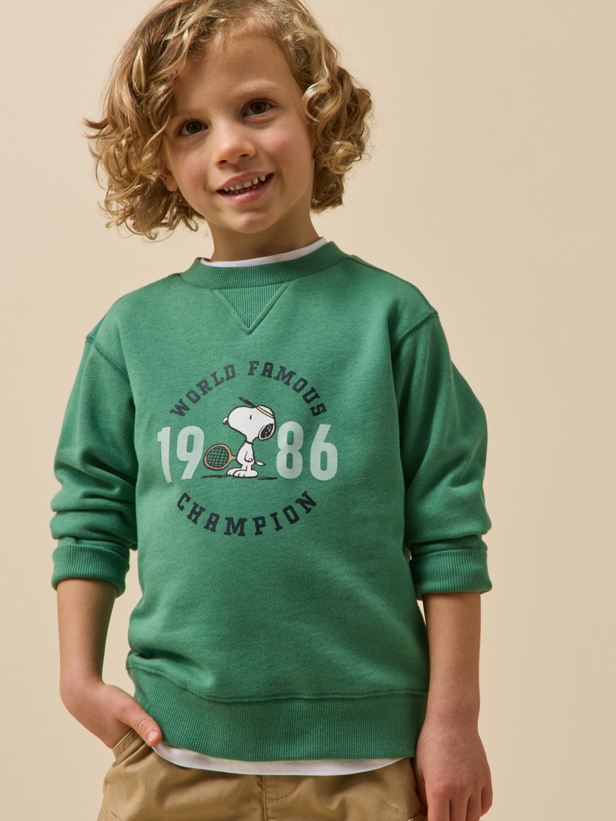 Sweat Enfant Cyrillus x PEANUTS(TM) Collection Snoopy