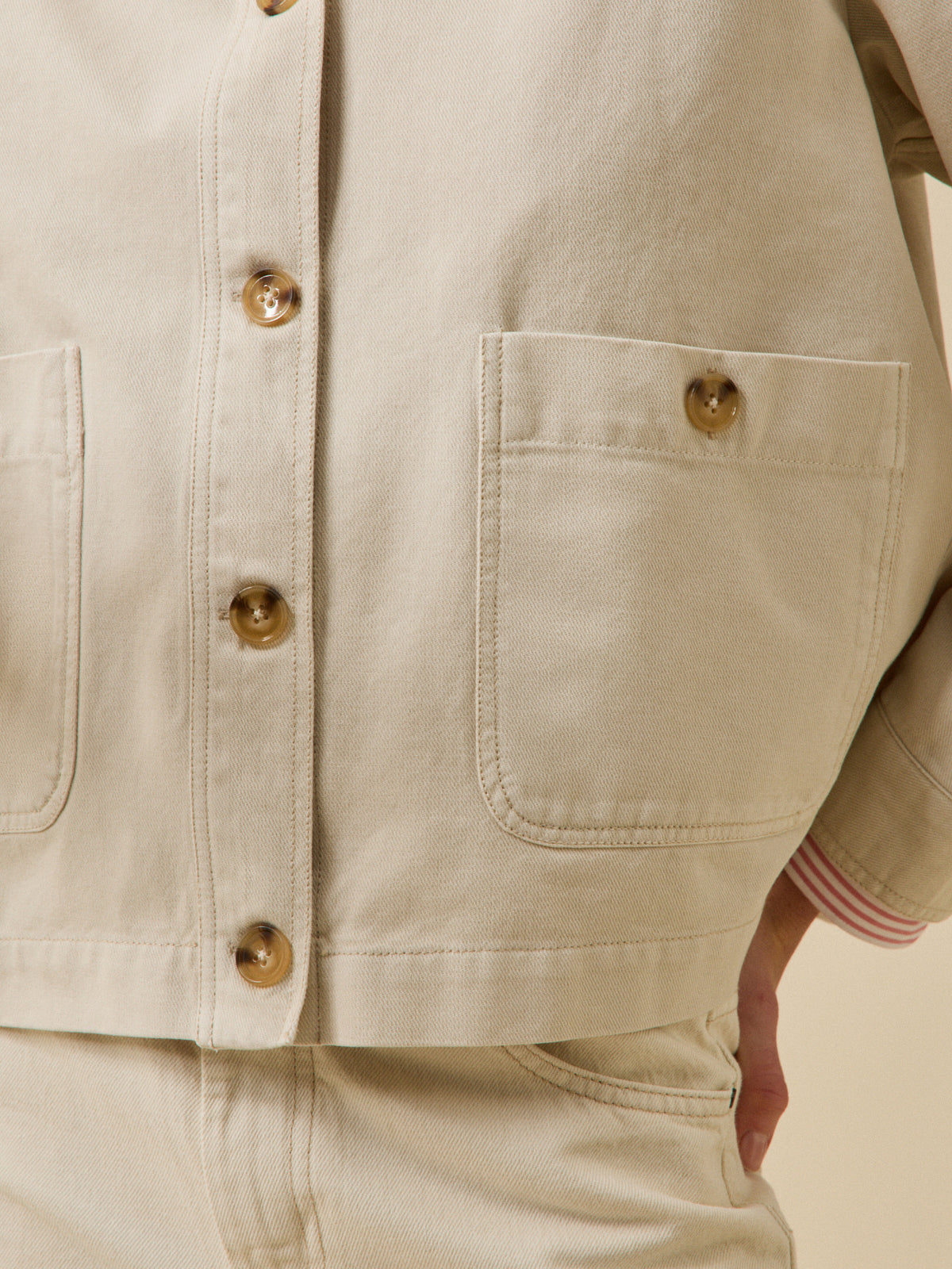 Veste worker femme coton biologique