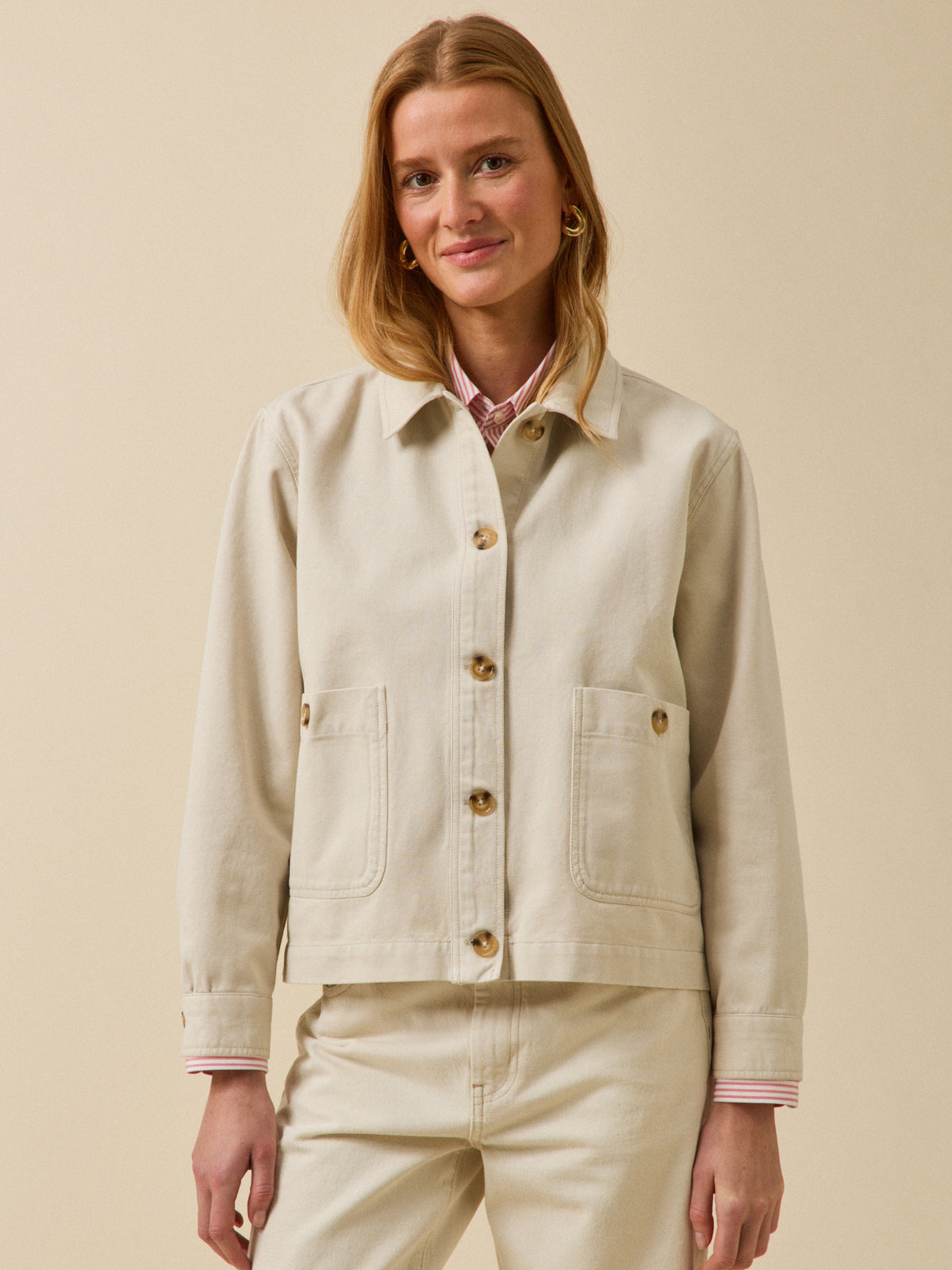 Veste worker femme coton biologique