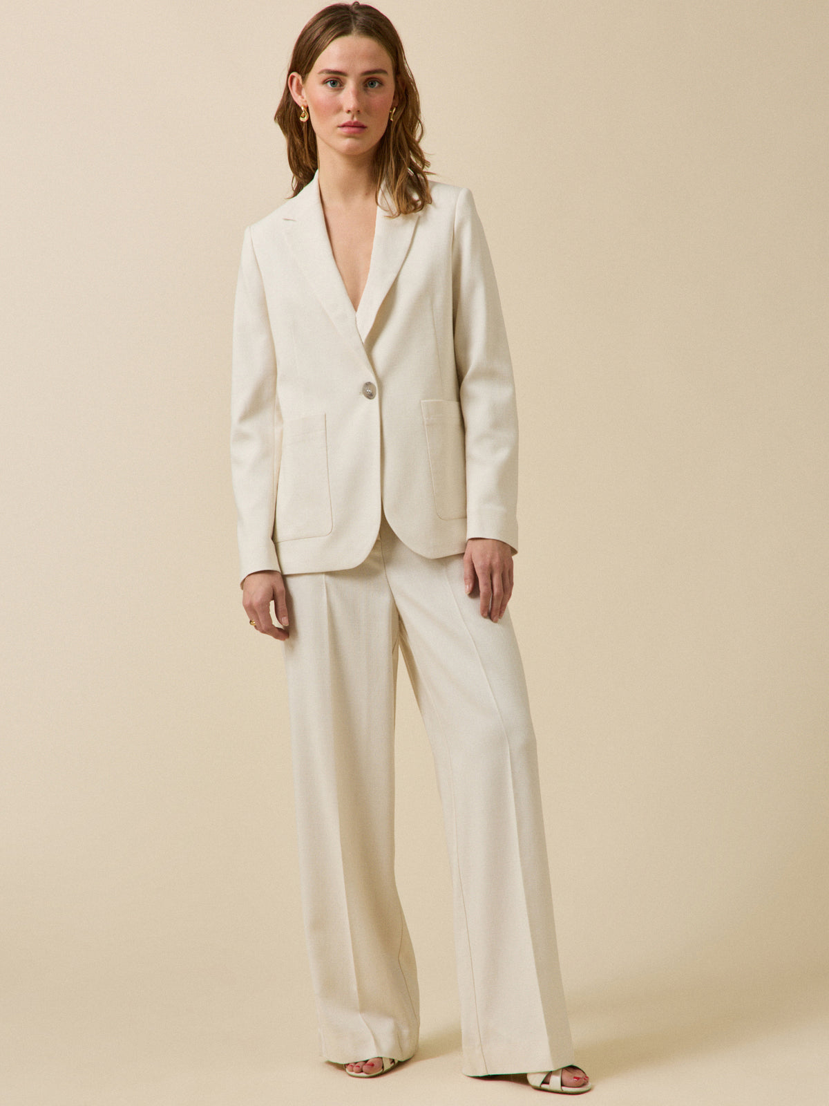 Women's basketweave partywear and bridal suit jacket