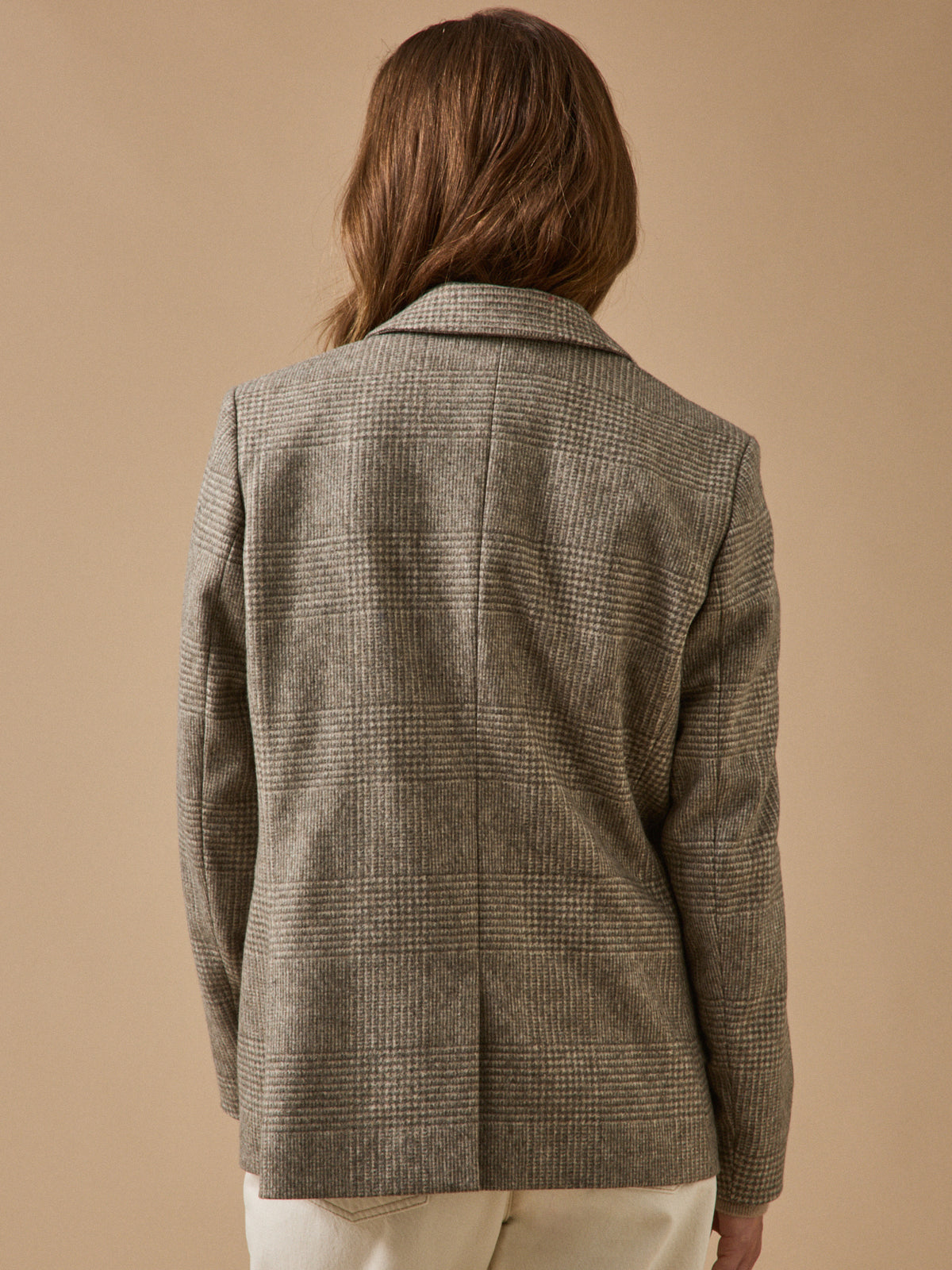 Women's glen plaid jacket