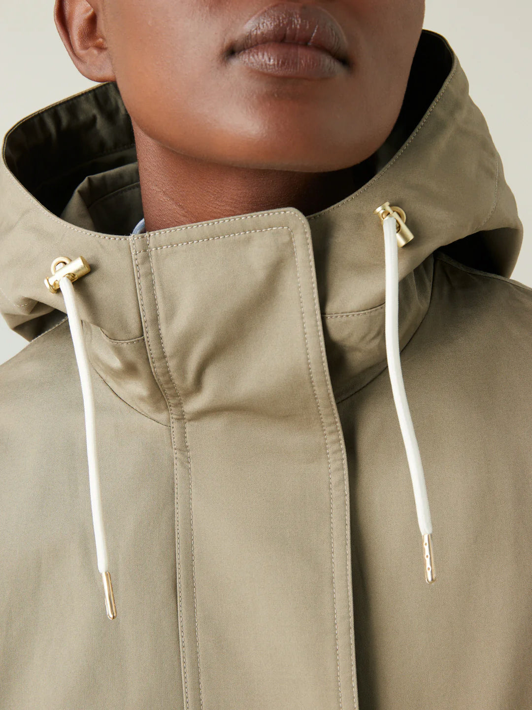Women's water-repellent cotton parka