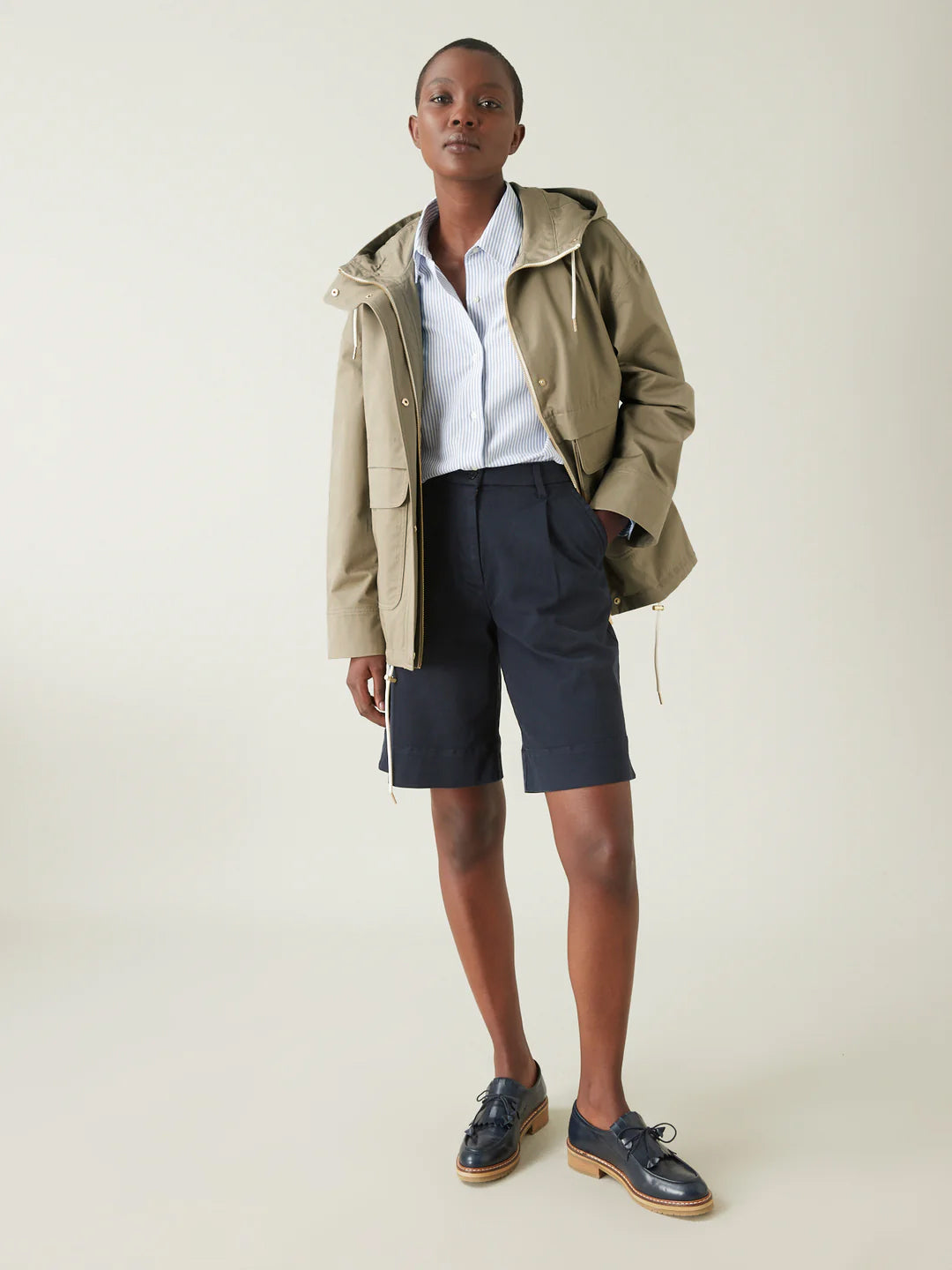 Women's water-repellent cotton parka