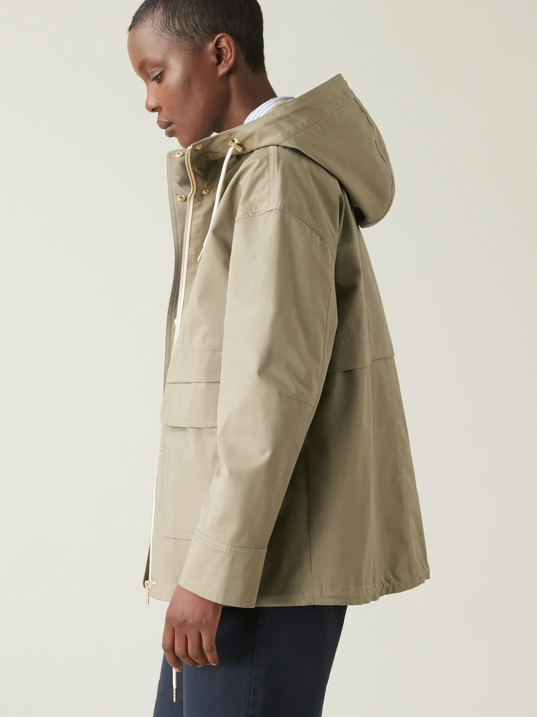 Women's water-repellent cotton parka