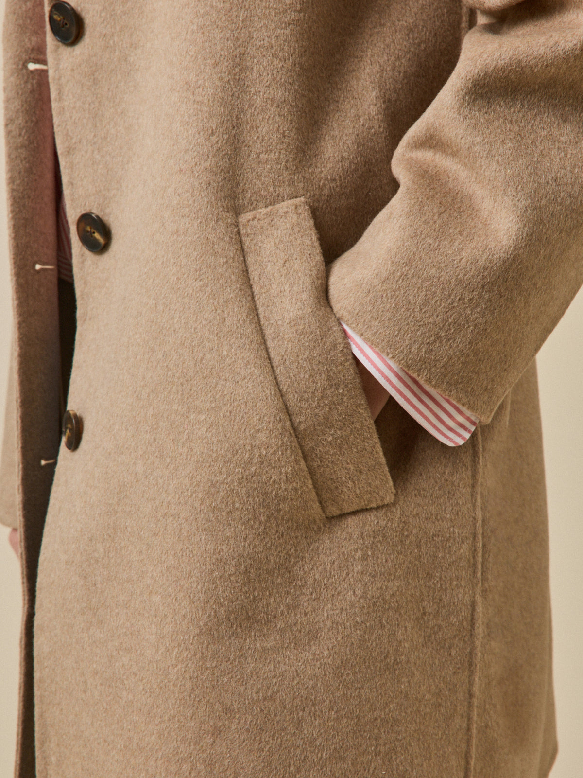 Women's double-sided woolen coat