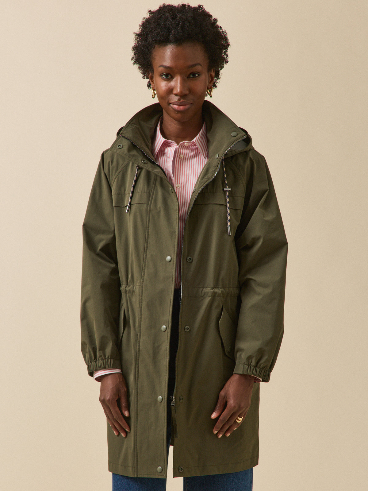 Women's ultra-light, long parka