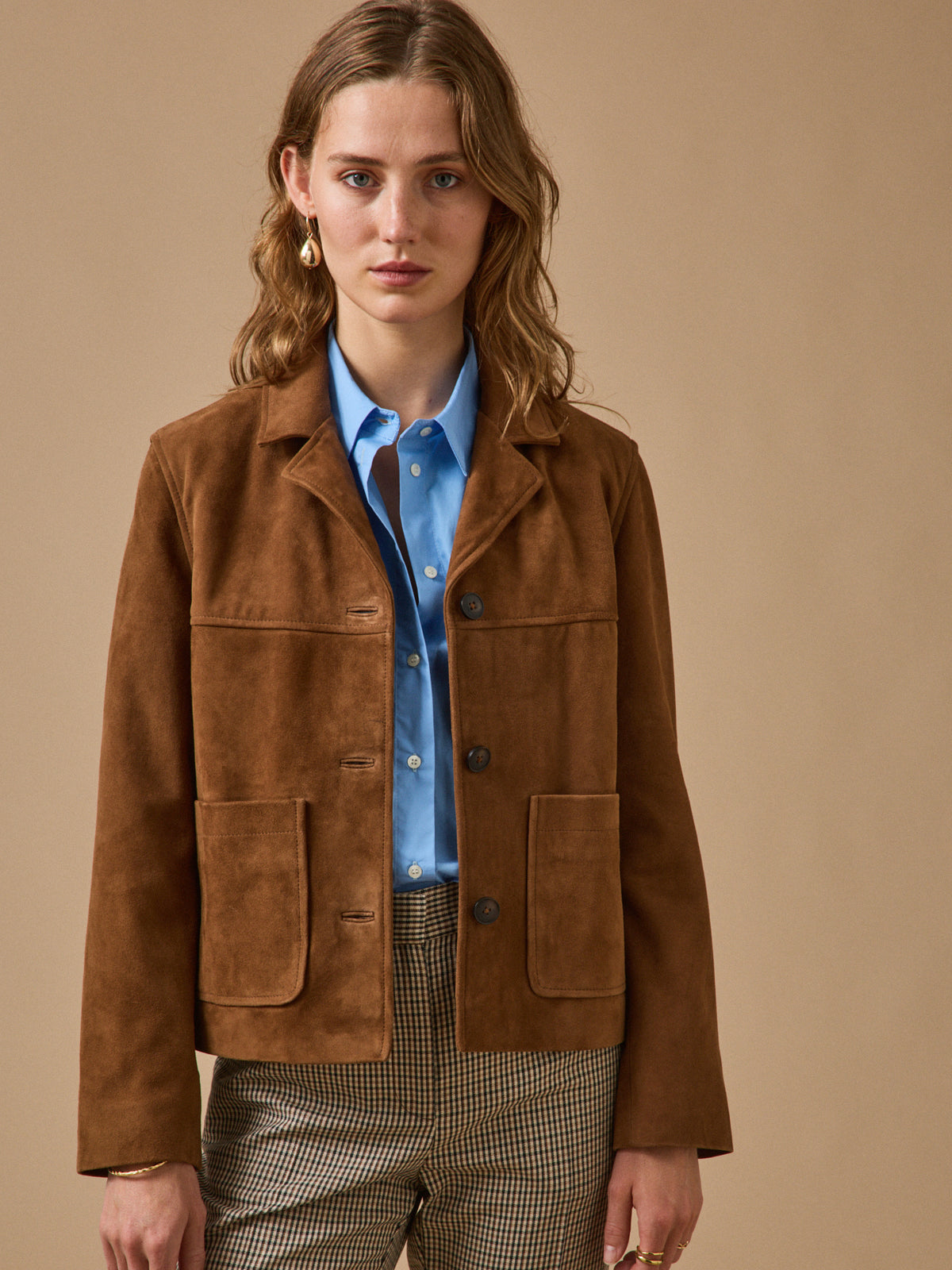 Women's leather jacket