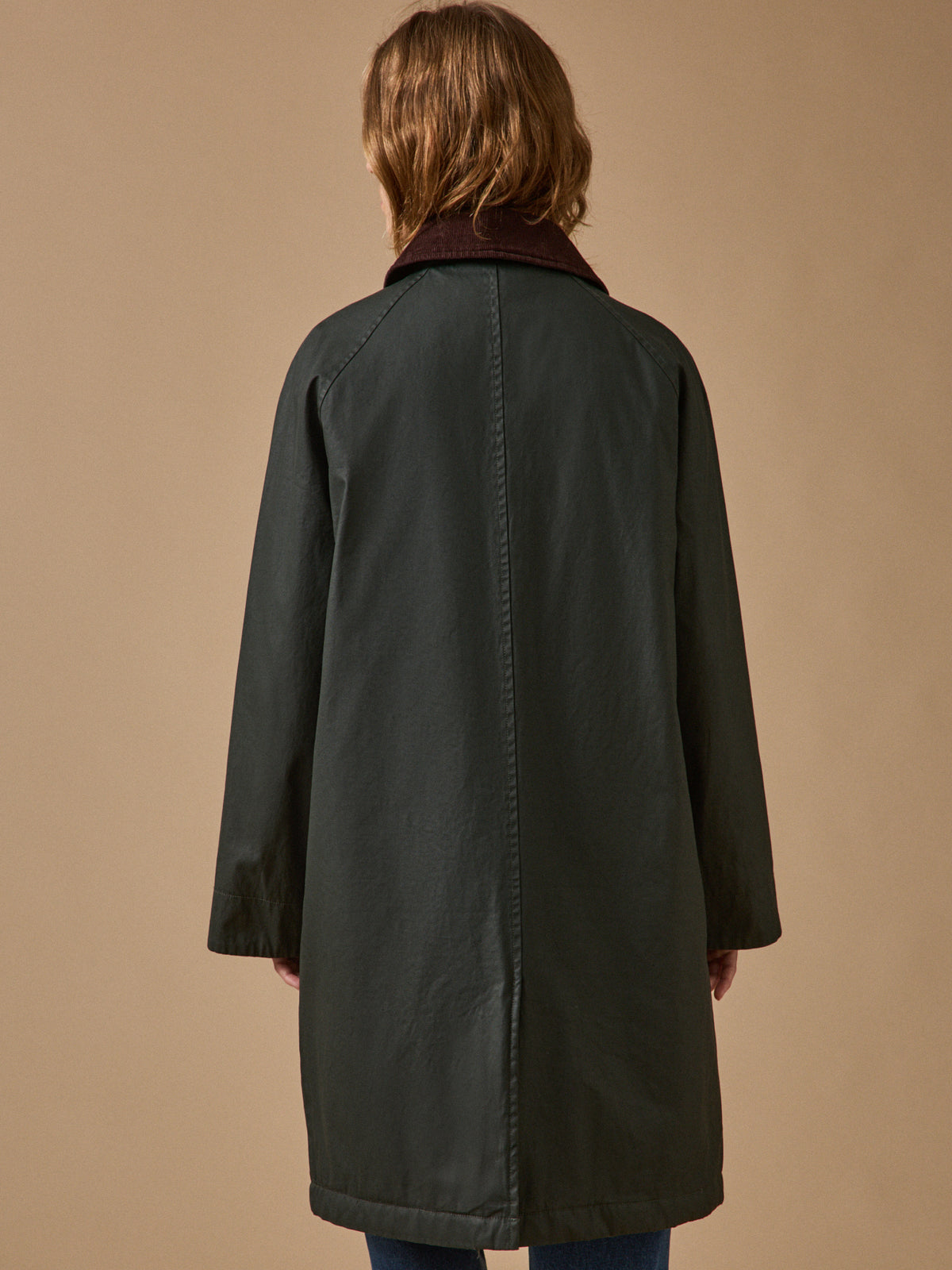 Pardessus femme en toile enduite