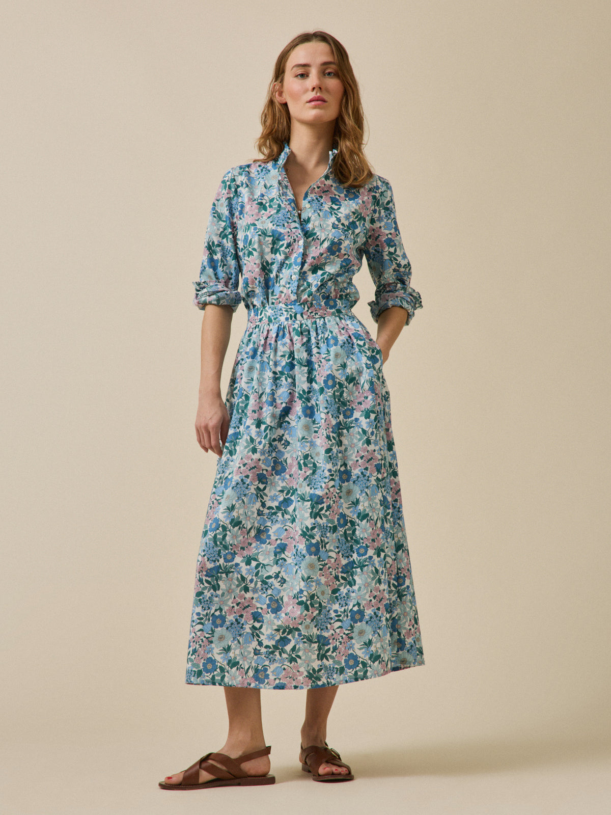 Women's long skirt made with Liberty fabric - The Limited Collection