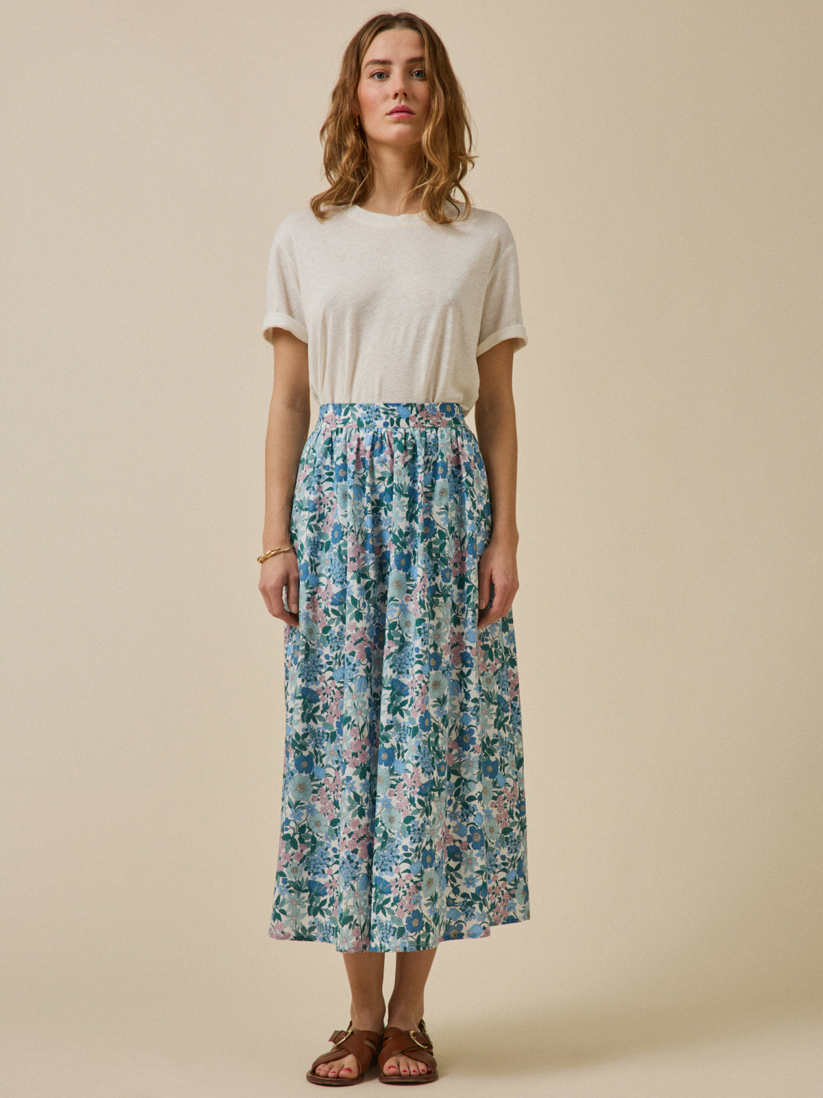Women's long skirt made with Liberty fabric - The Limited Collection