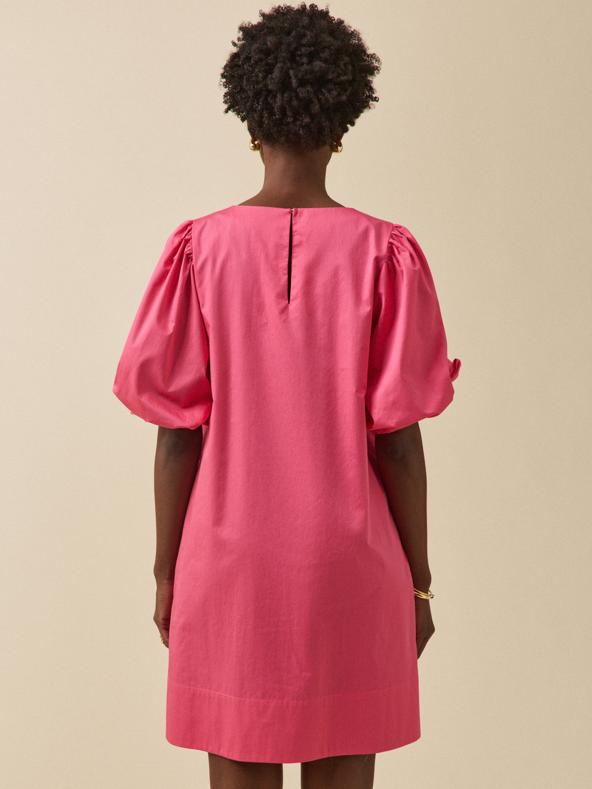 Robe courte cérémonie femme popeline satinée