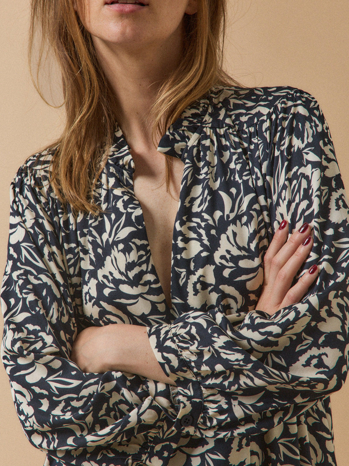 Robe housse courte femme viscose imprimé Luna