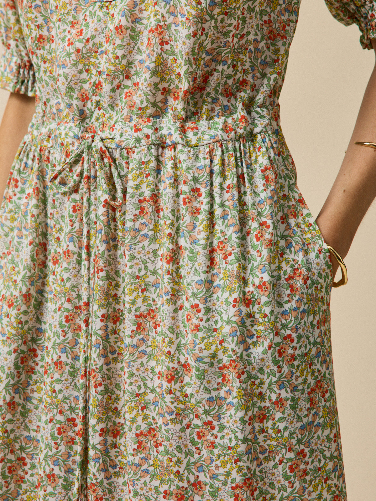 Women's long dress made with Liberty fabric - The Limited Collection