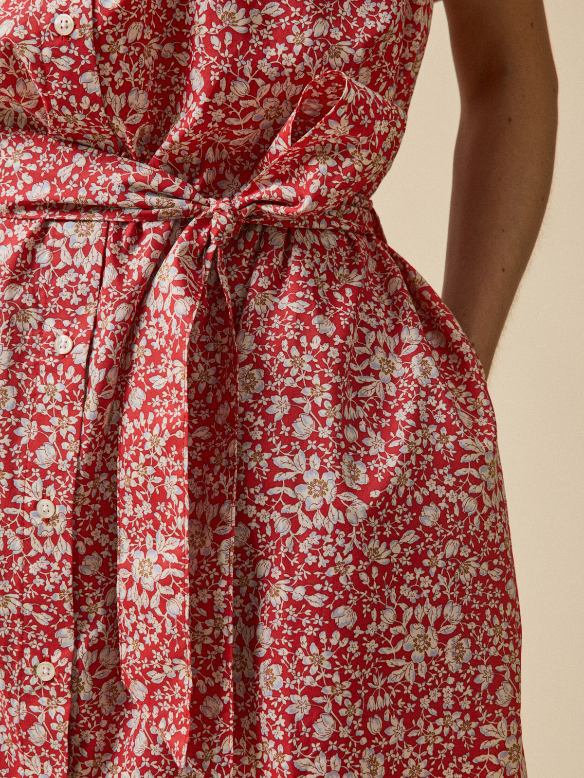 Robe sans manches femme tissu Liberty  - Limited Collection