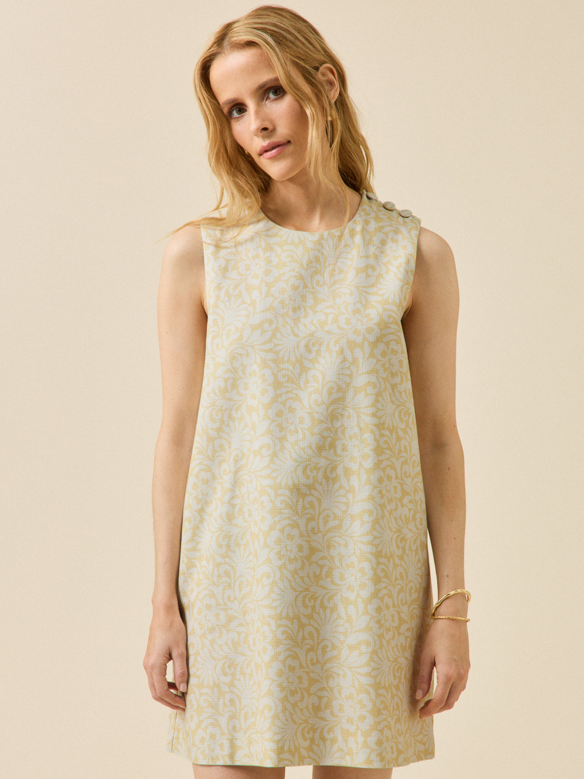 Robe chasuble femme imprimé Wallpaper