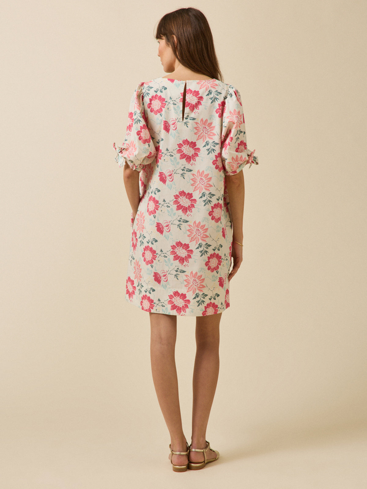 Robe courte cérémonie femme imprimé Rosala