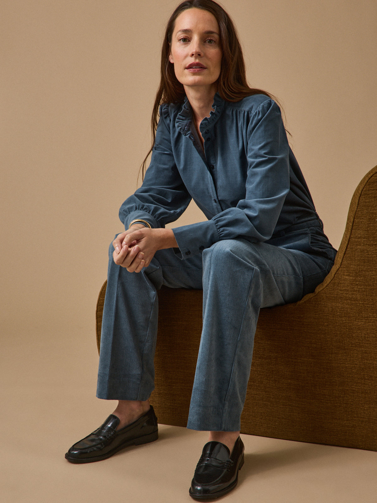 Women's Emilie babycord shirt