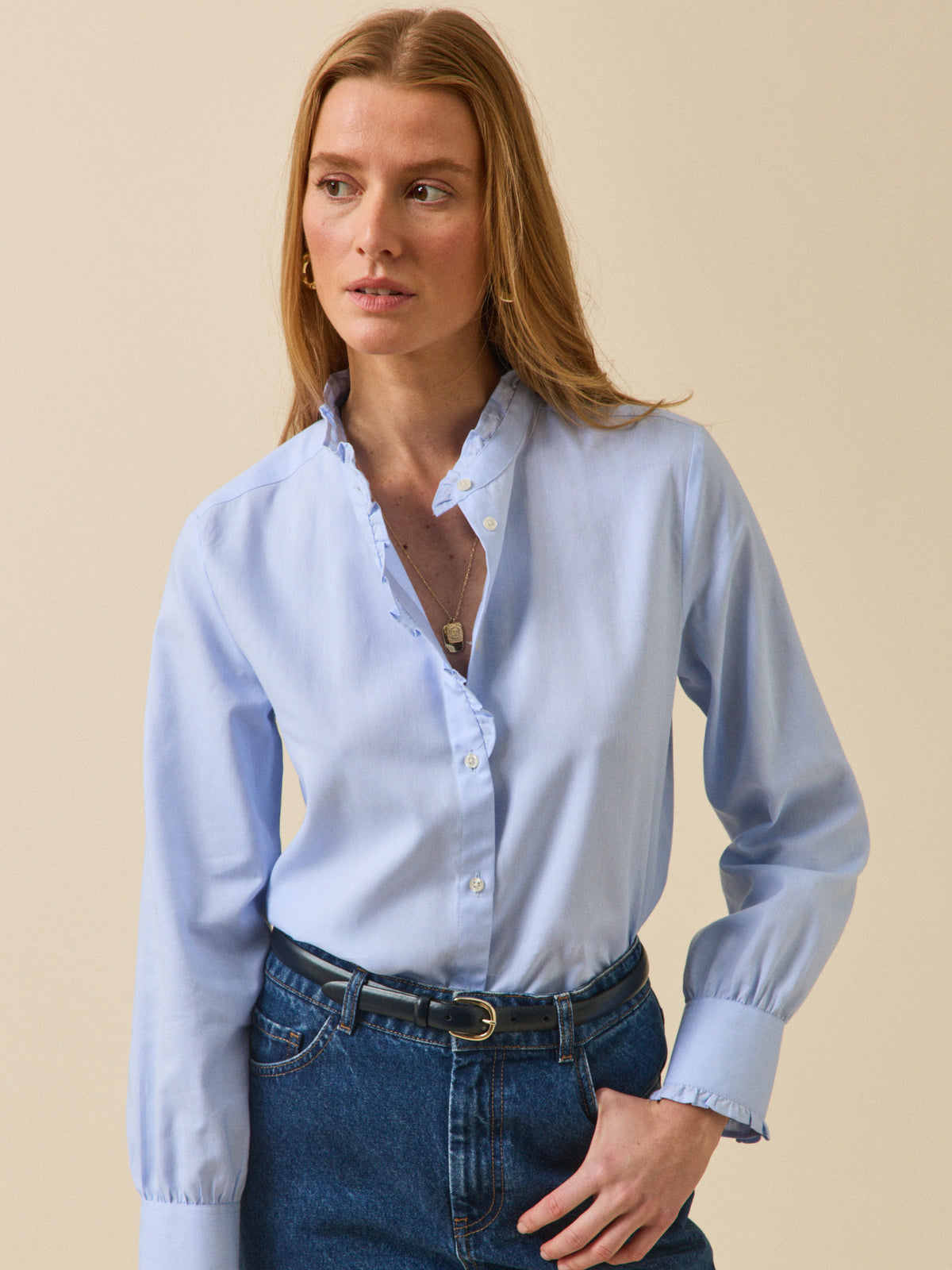 Chemise femme oxford coton biologique Émilie
