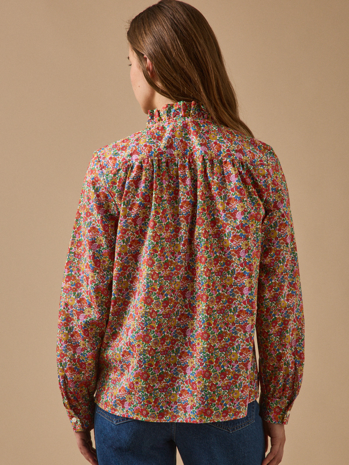 Blouse femme tissu Liberty - Coupe Noémie