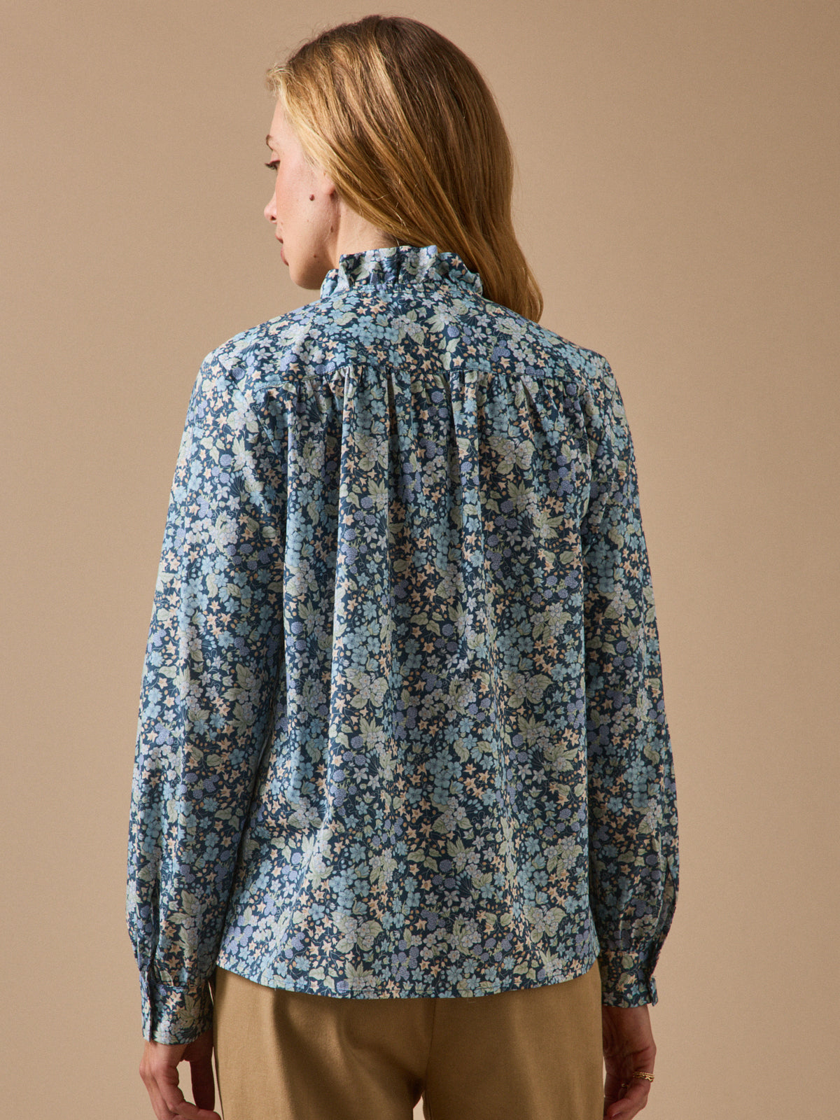 Women's blouse made with Liberty fabric - Noemie