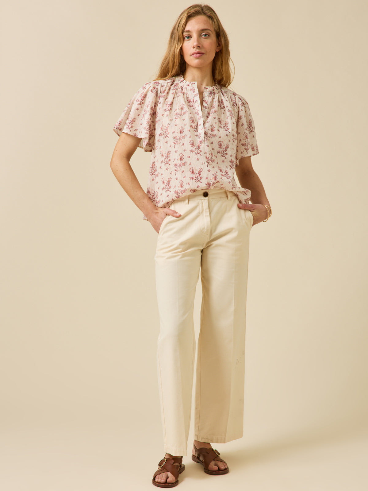 Blouse femme imprimé Thelma coton biologique