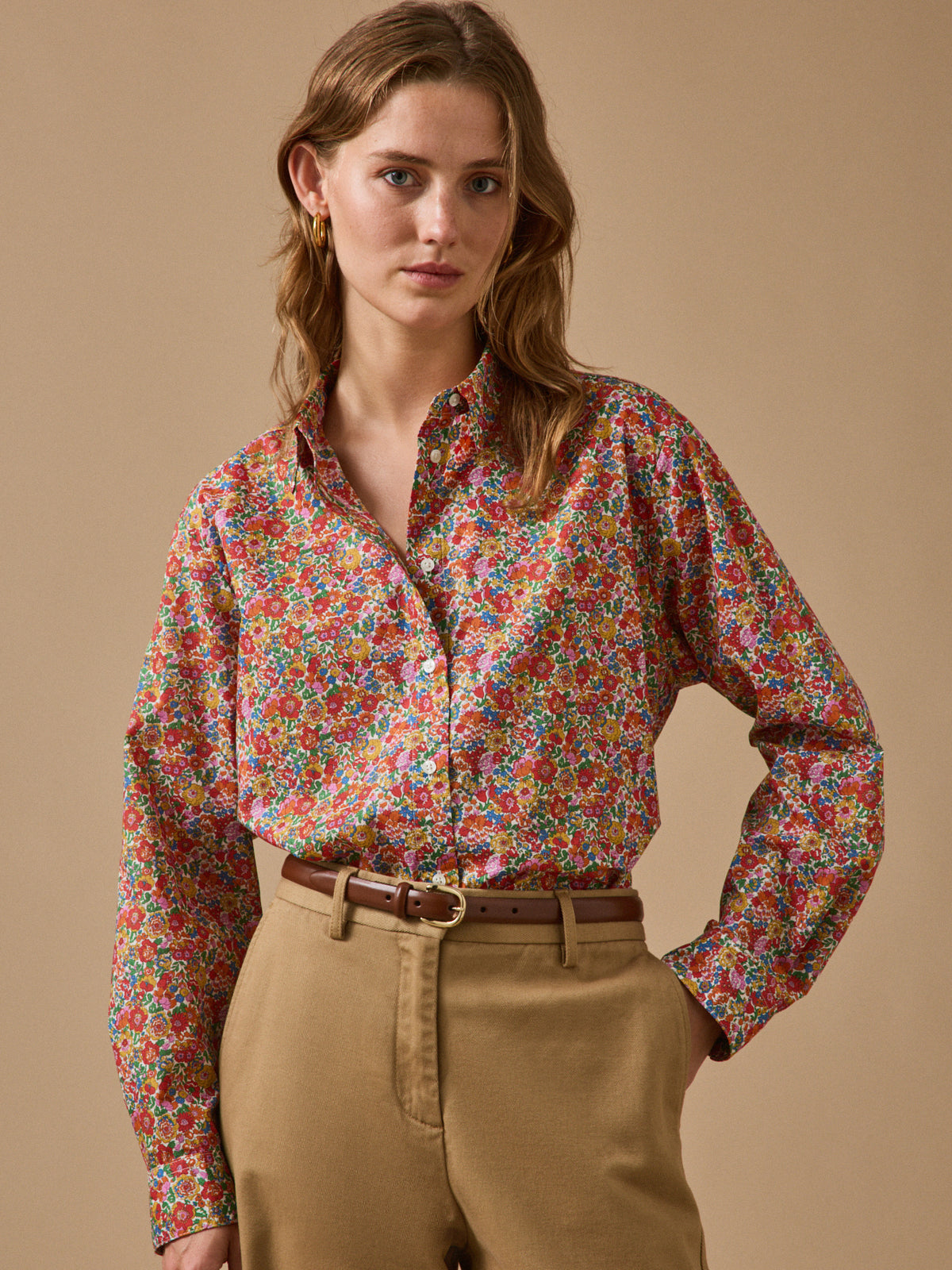 Chemise femme tissu Liberty - Coupe Gaby