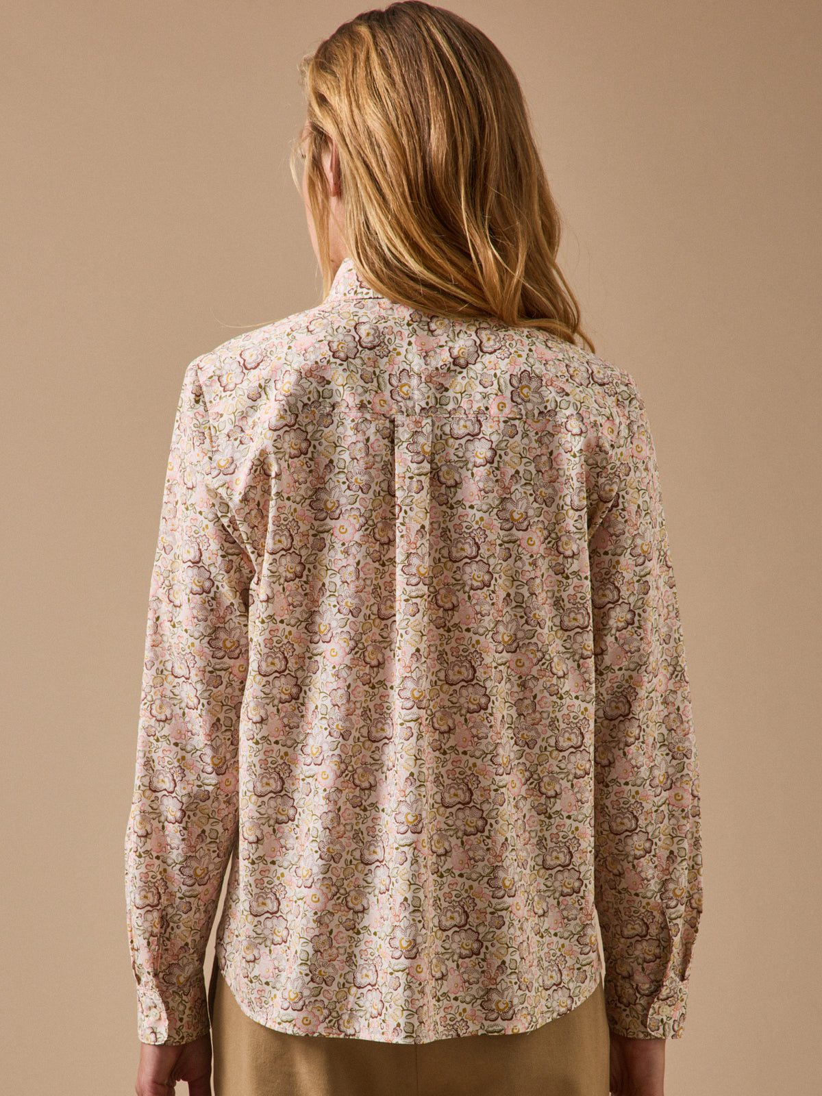 Women's shirt made with Liberty fabric - Jane style
