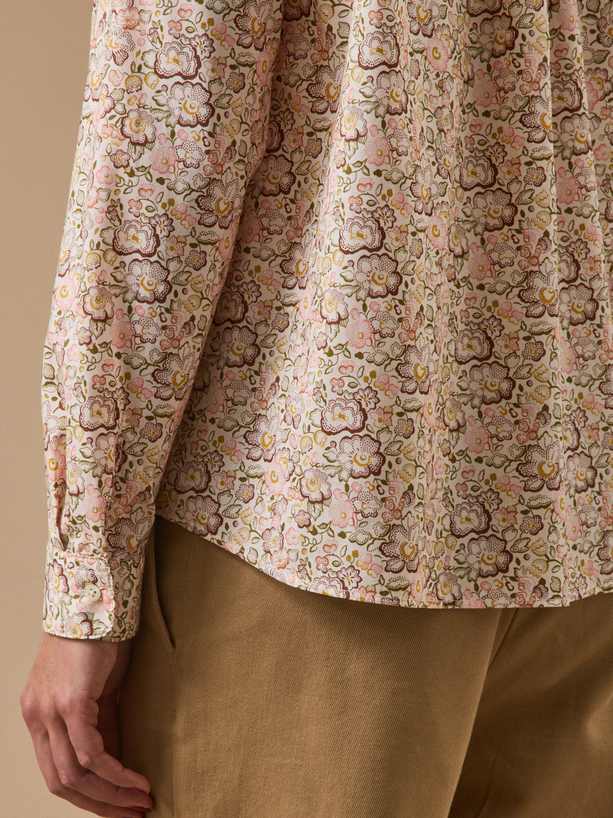 Women's shirt made with Liberty fabric - Jane style