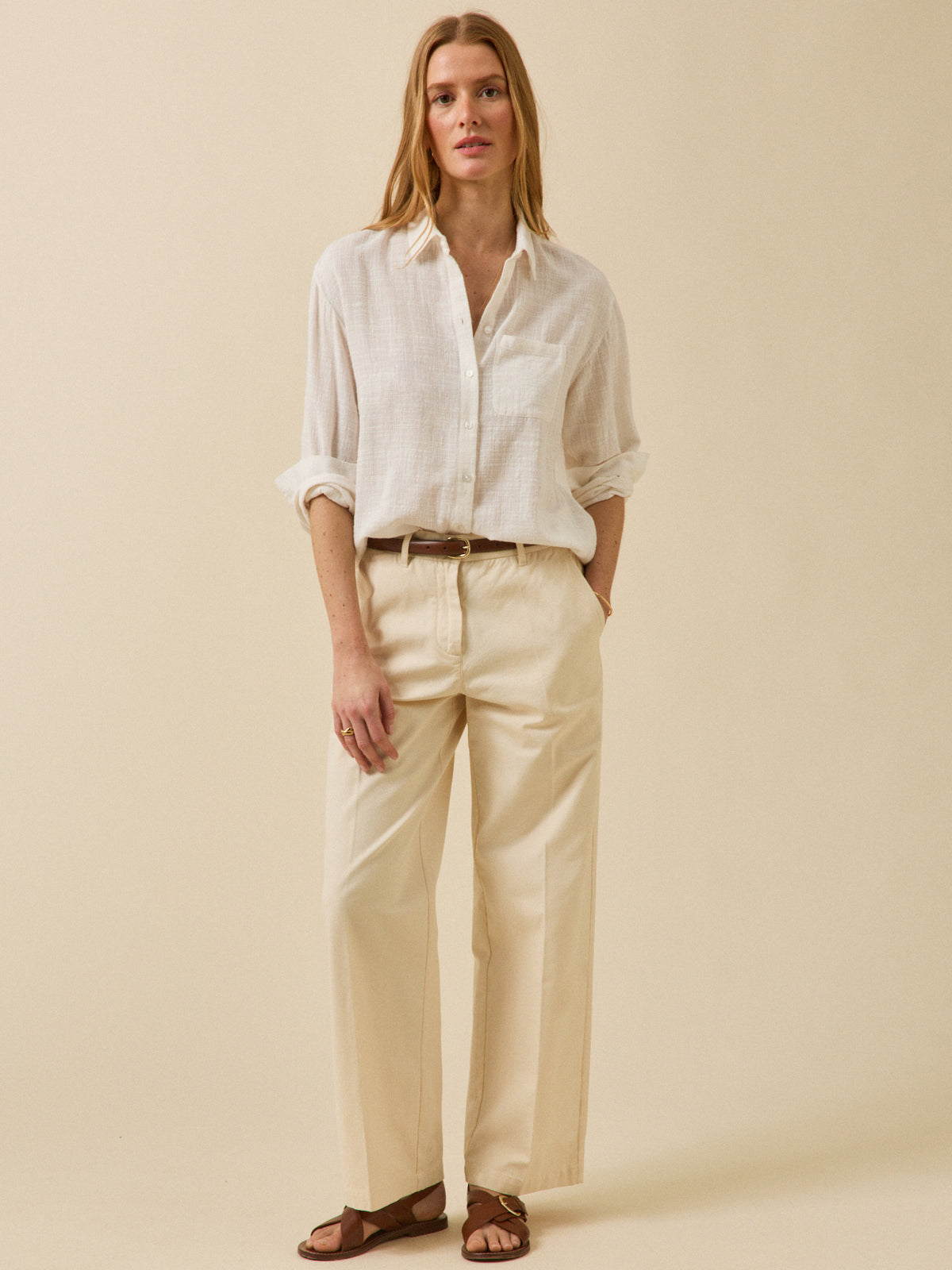 Chemise crépon - Coupe Gaby
