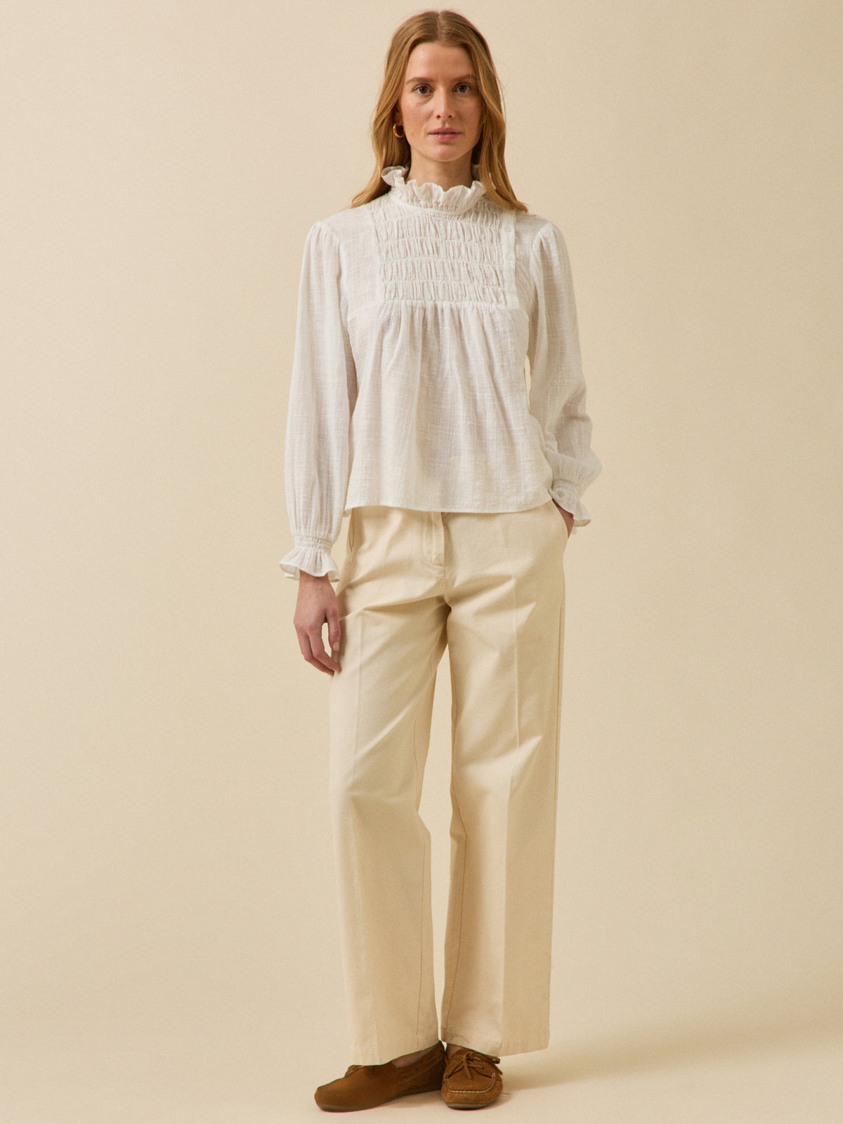 Women's crepon blouse