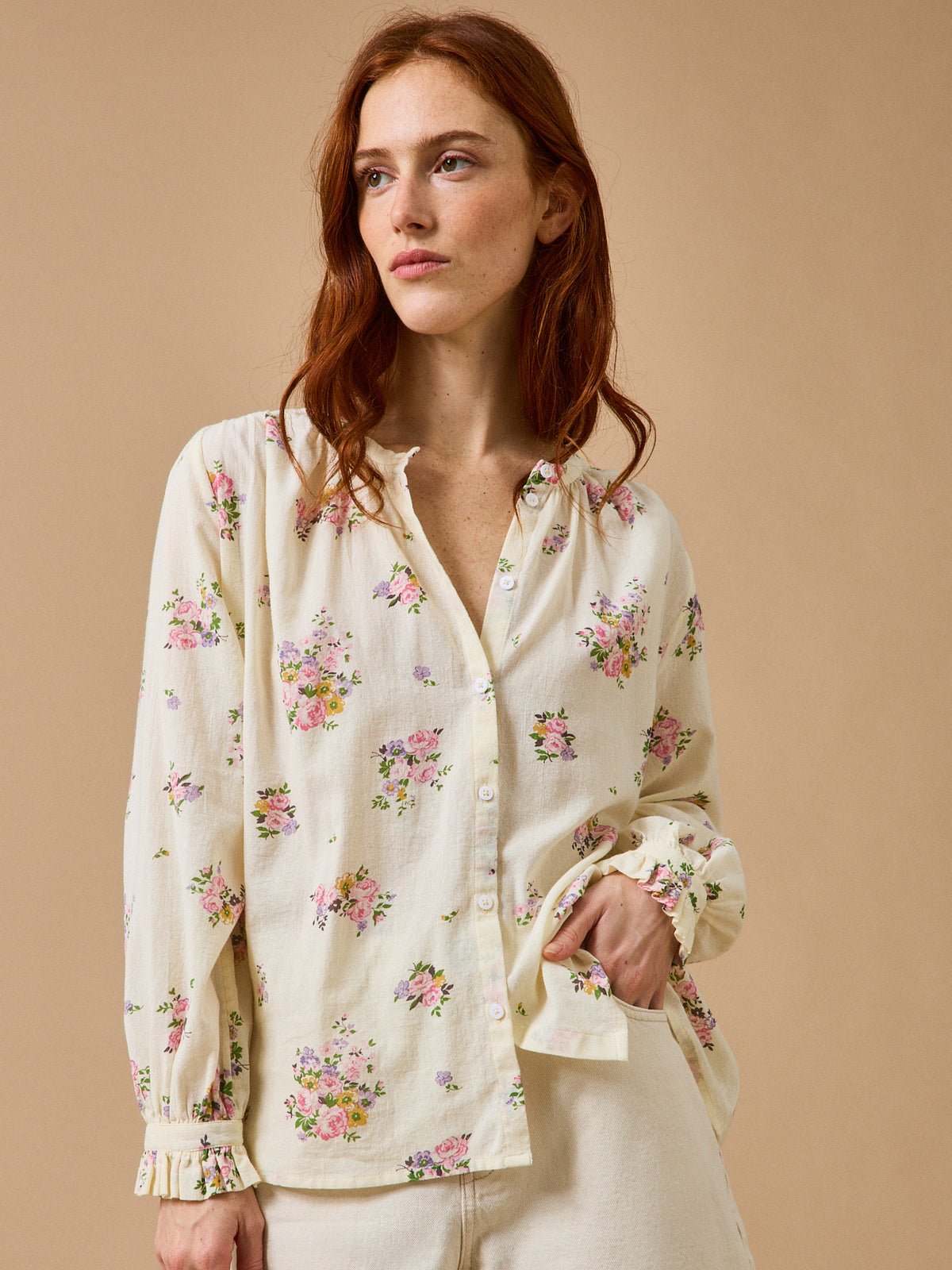 Women's floral blouse - Cyrillus x Emile & Ida