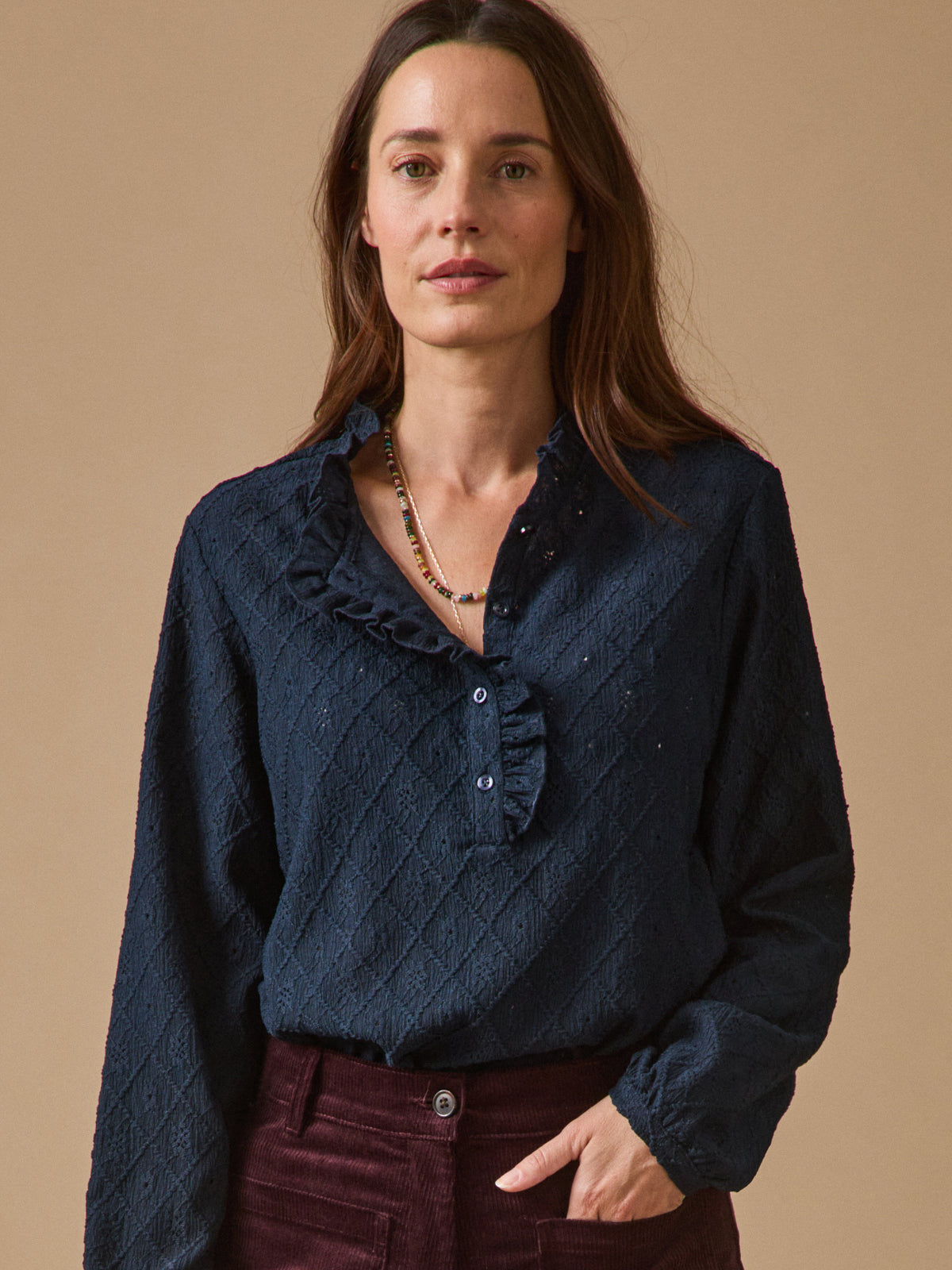 Women's T-shirt blouse - Noemie style