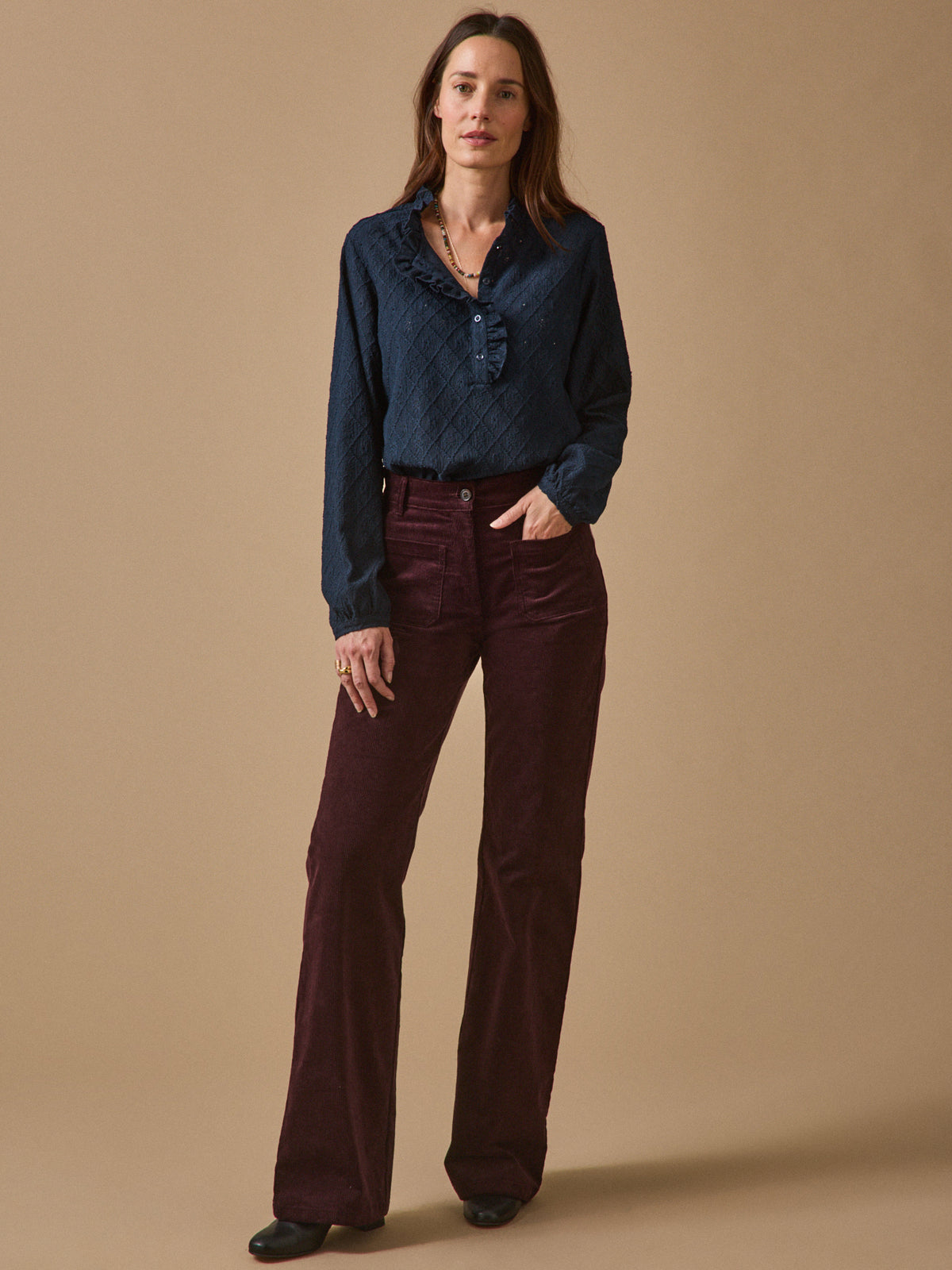 Women's T-shirt blouse - Noemie style