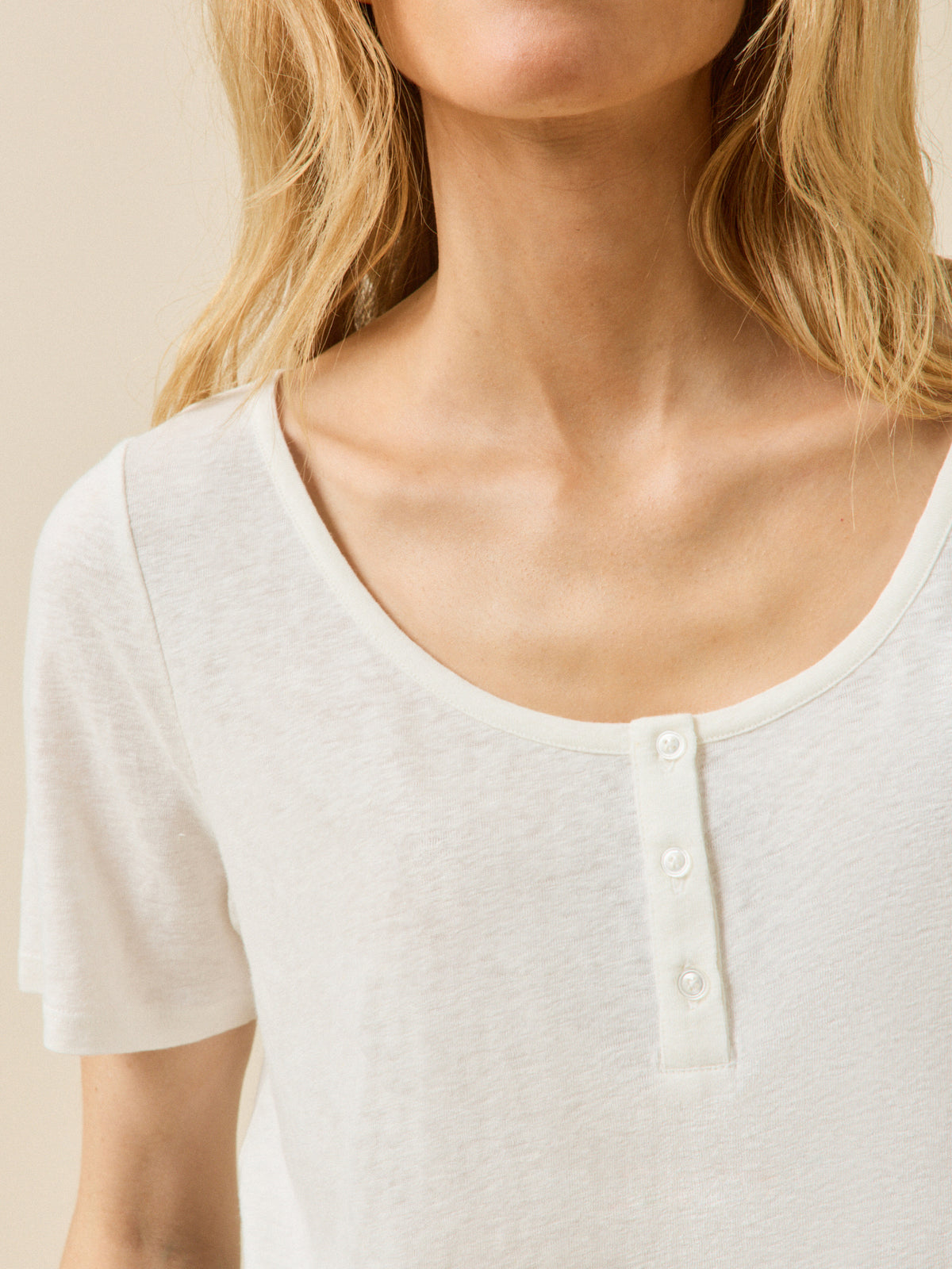 T-shirt tunisien lin et viscose femme