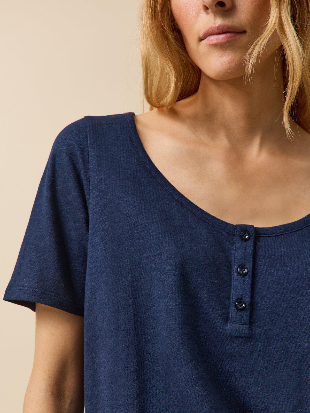 T-shirt tunisien lin et viscose femme