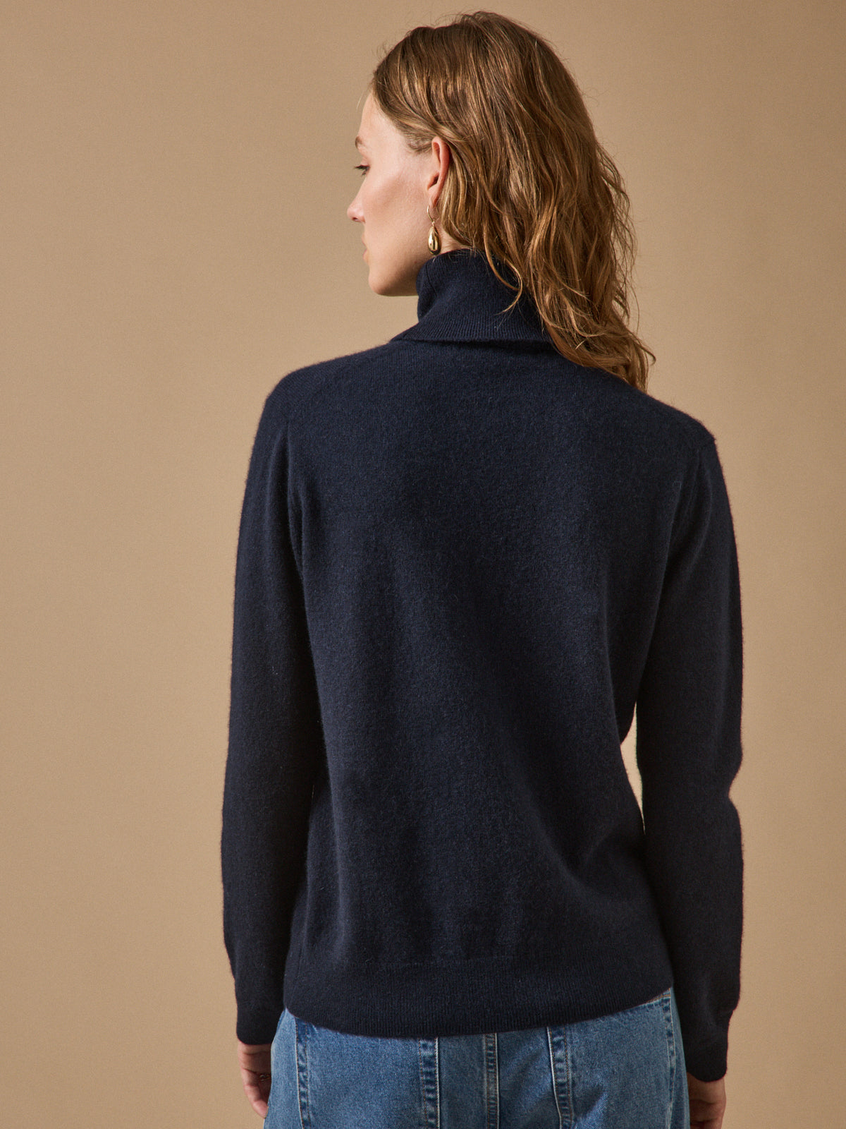 Women's rollneck sweater - The Cashmere Collection