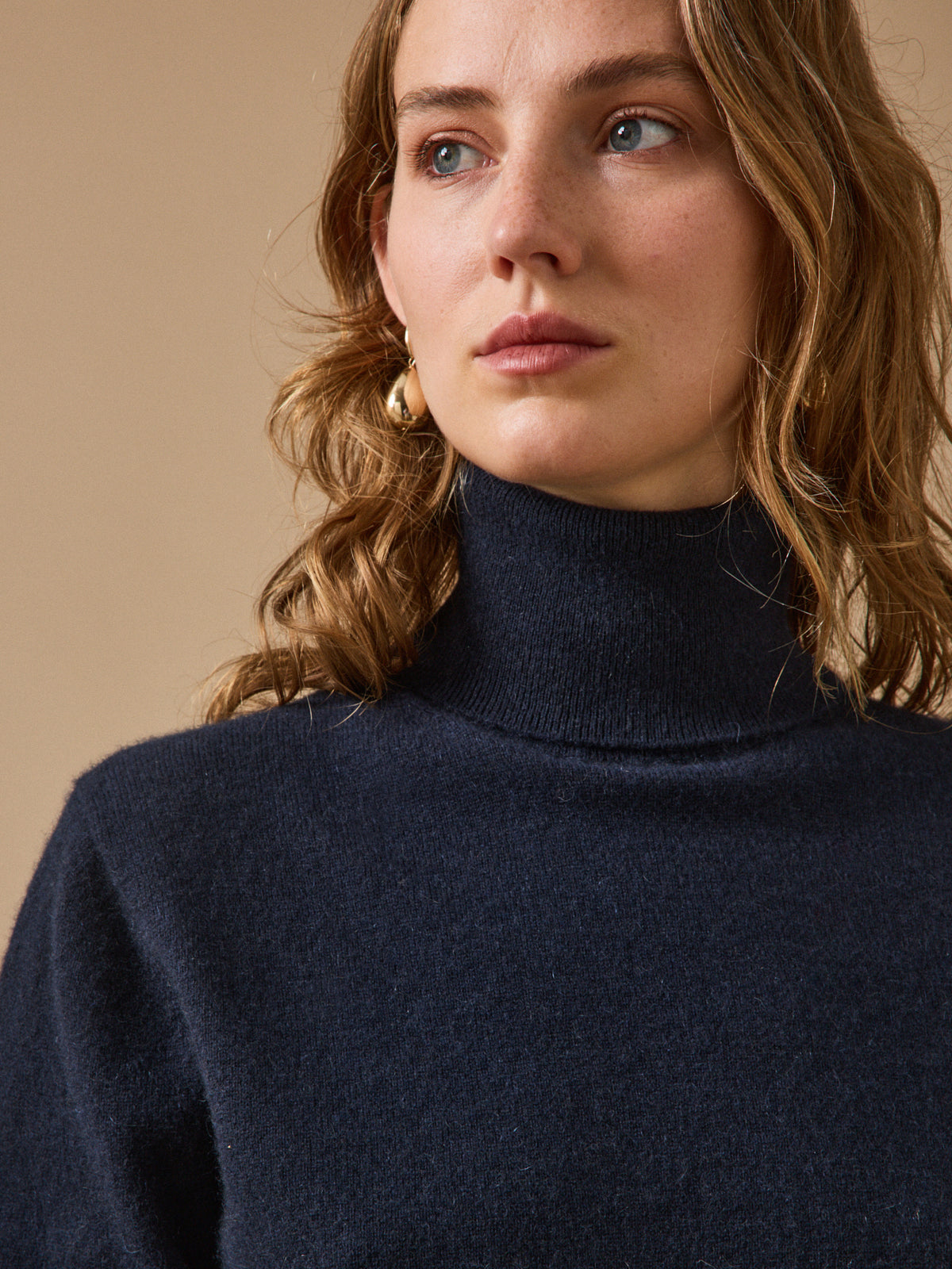 Women's rollneck sweater - The Cashmere Collection