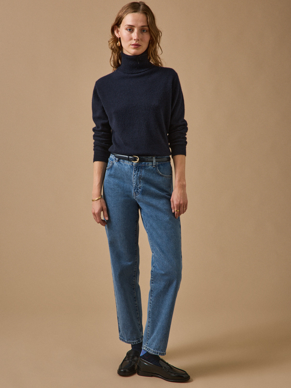 Women's rollneck sweater - The Cashmere Collection
