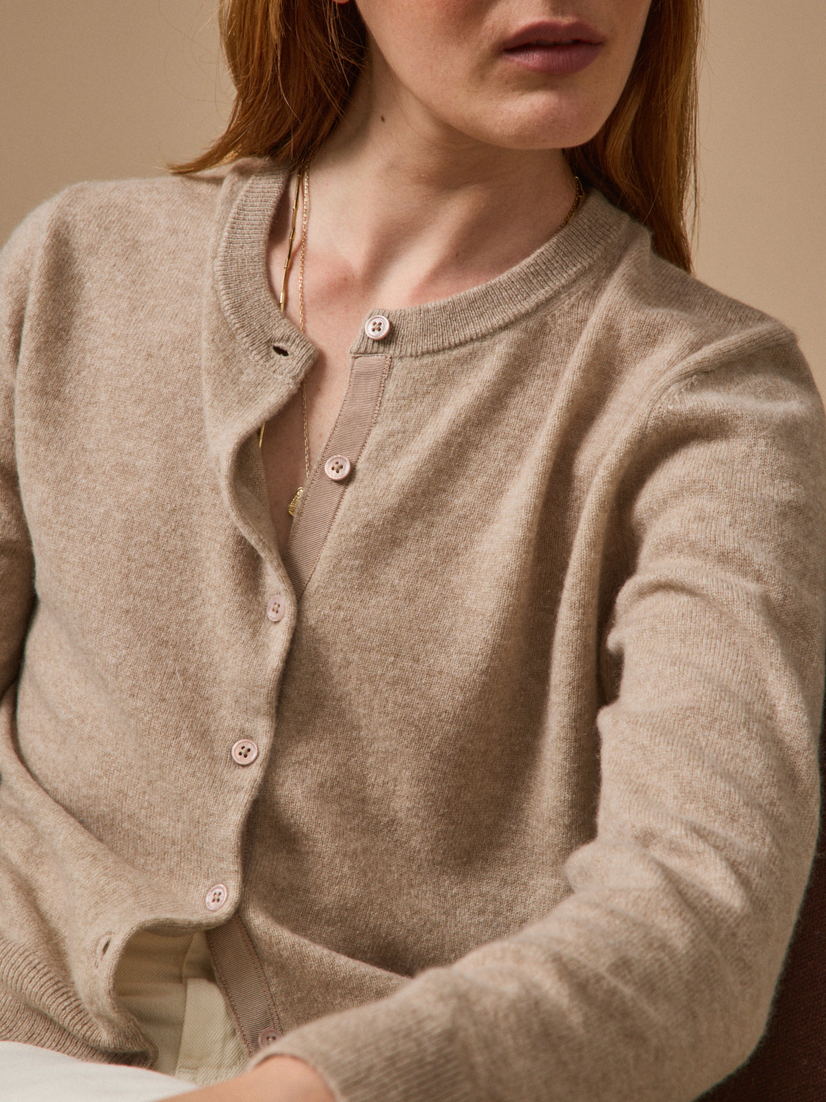 Gilet boutonné femme - Collection Cachemire