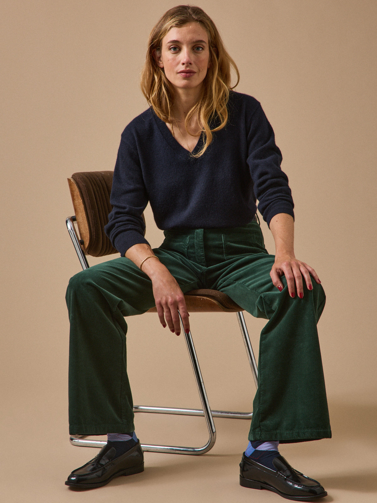 Women's V-neck sweater - The Cashmere Collection