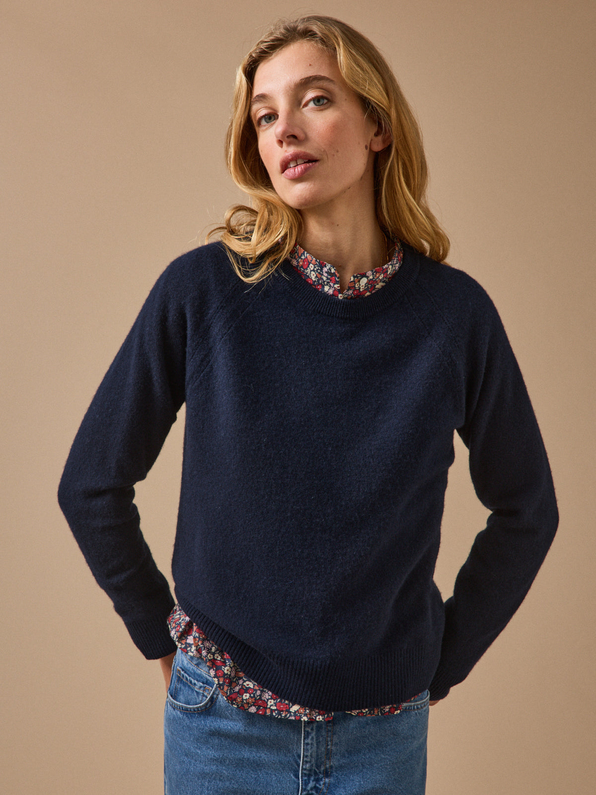 Pull col rond femme - Collection Cachemire