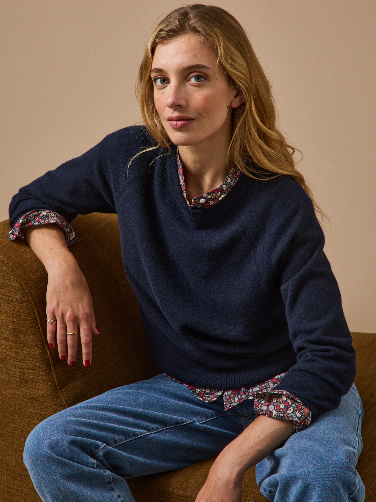 Pull col rond femme - Collection Cachemire