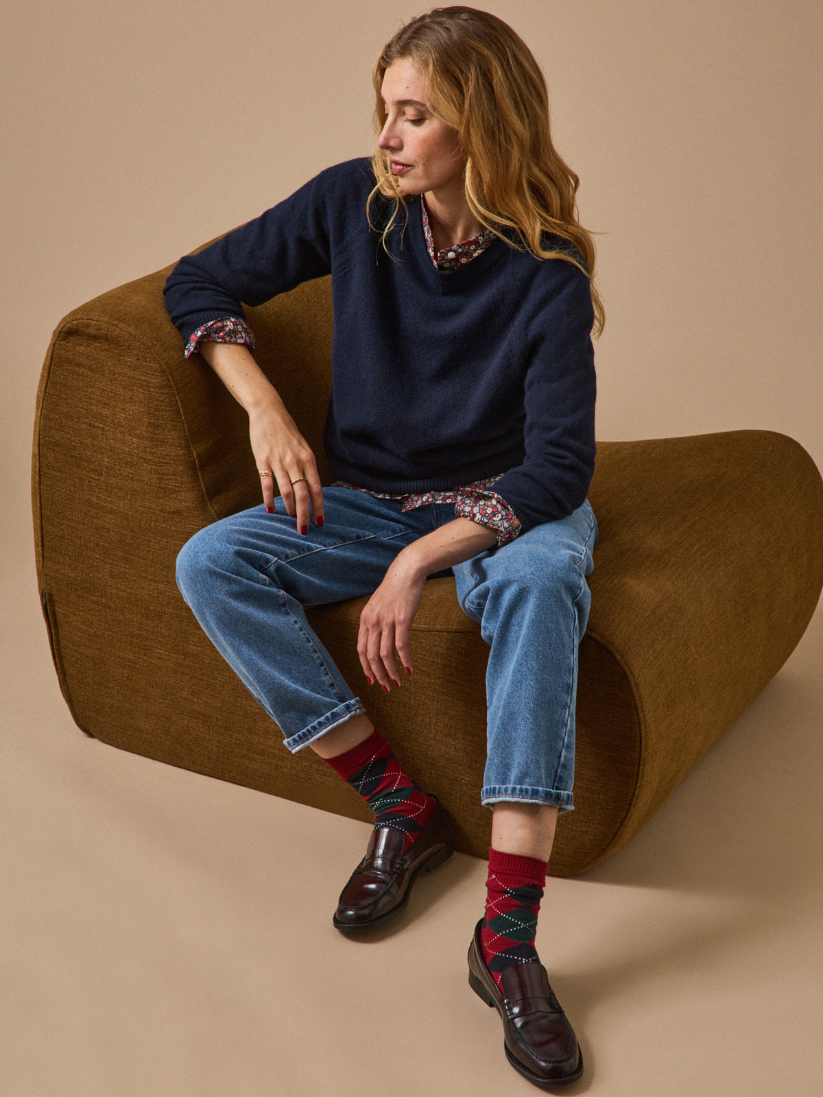 Pull col rond femme - Collection Cachemire
