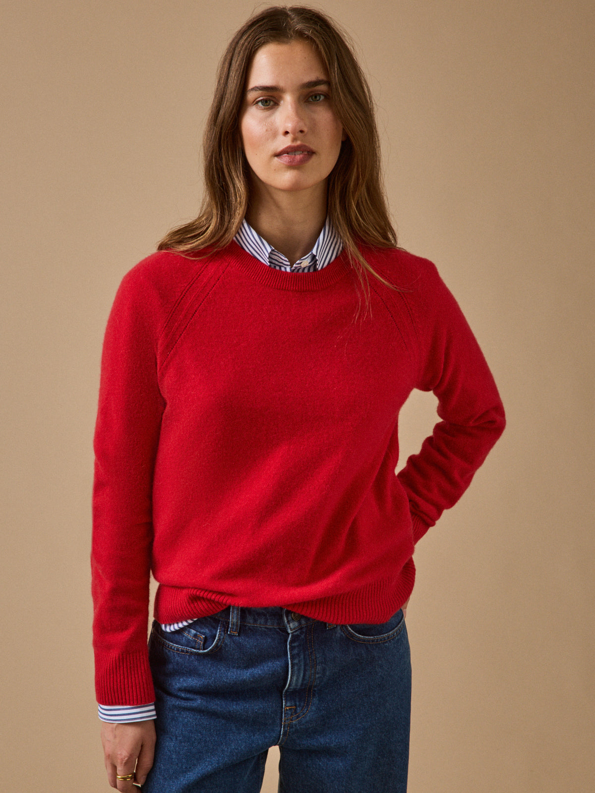 Pull col rond femme - Collection Cachemire