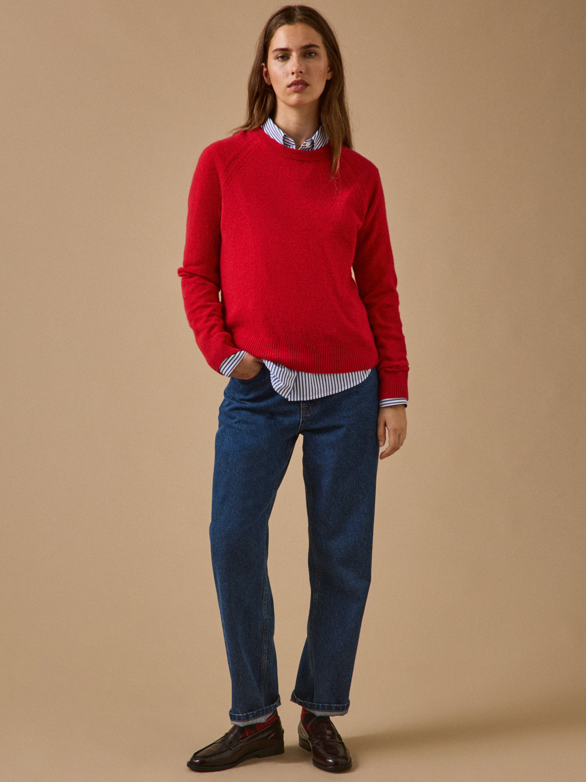 Pull col rond femme - Collection Cachemire