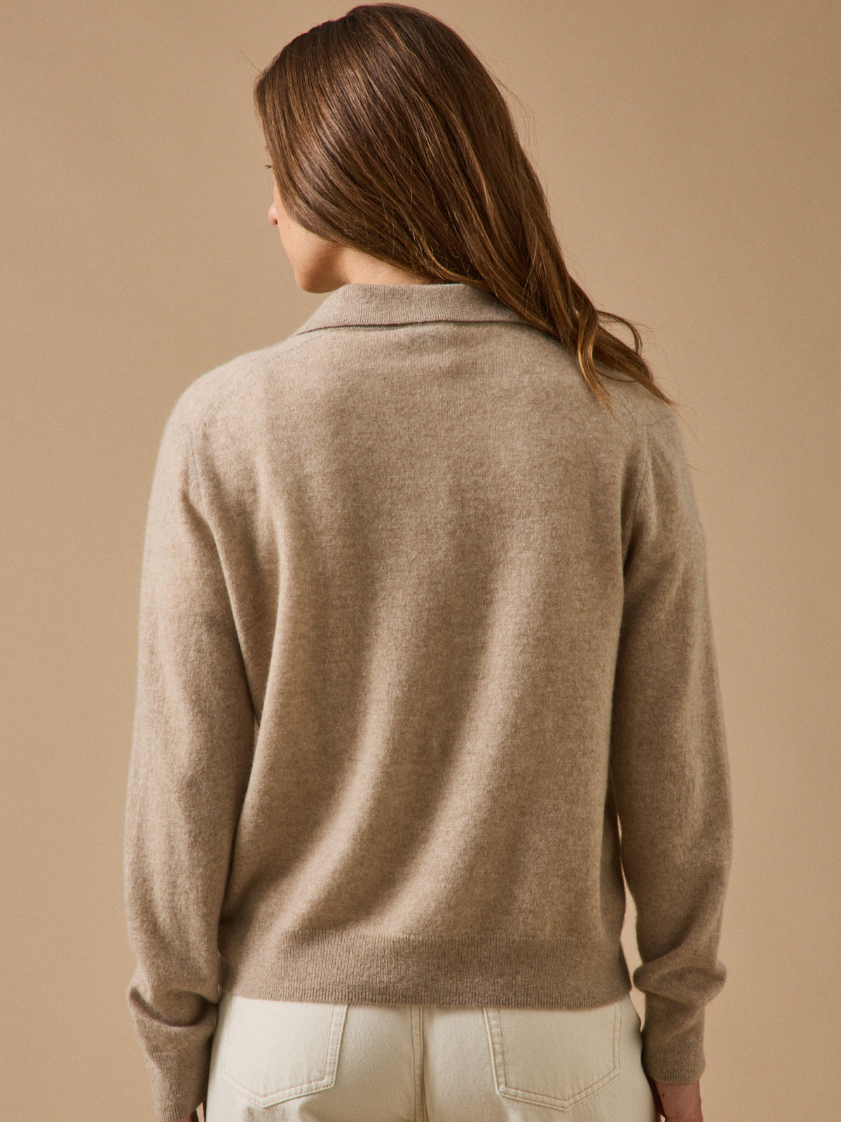 Pull col polo femme - Collection Cachemire