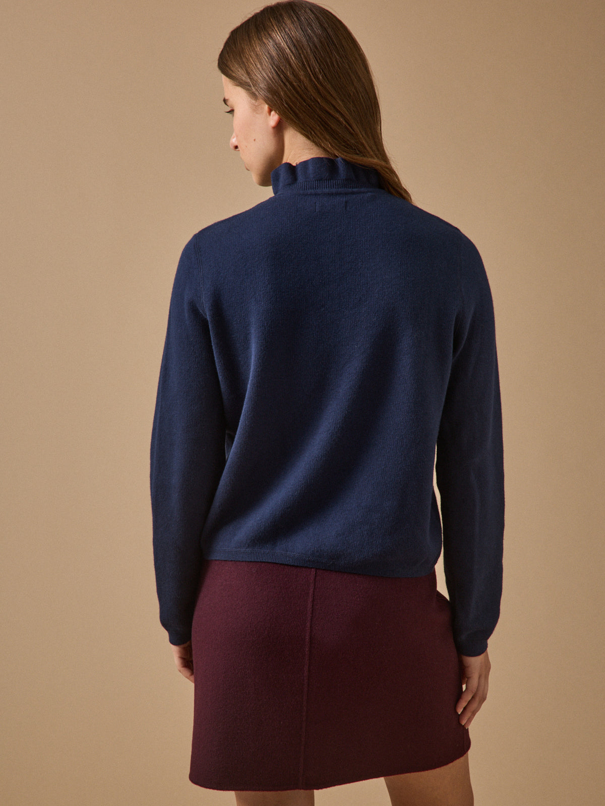 Women's organic cotton and cashmere cardigan