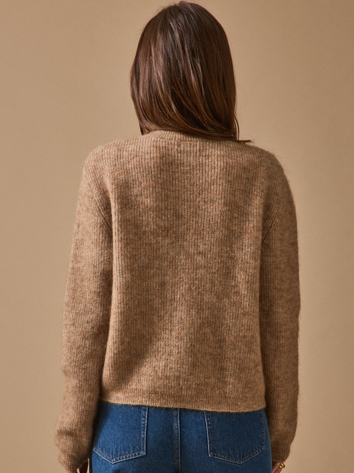 Gilet femme avec laine et mohair