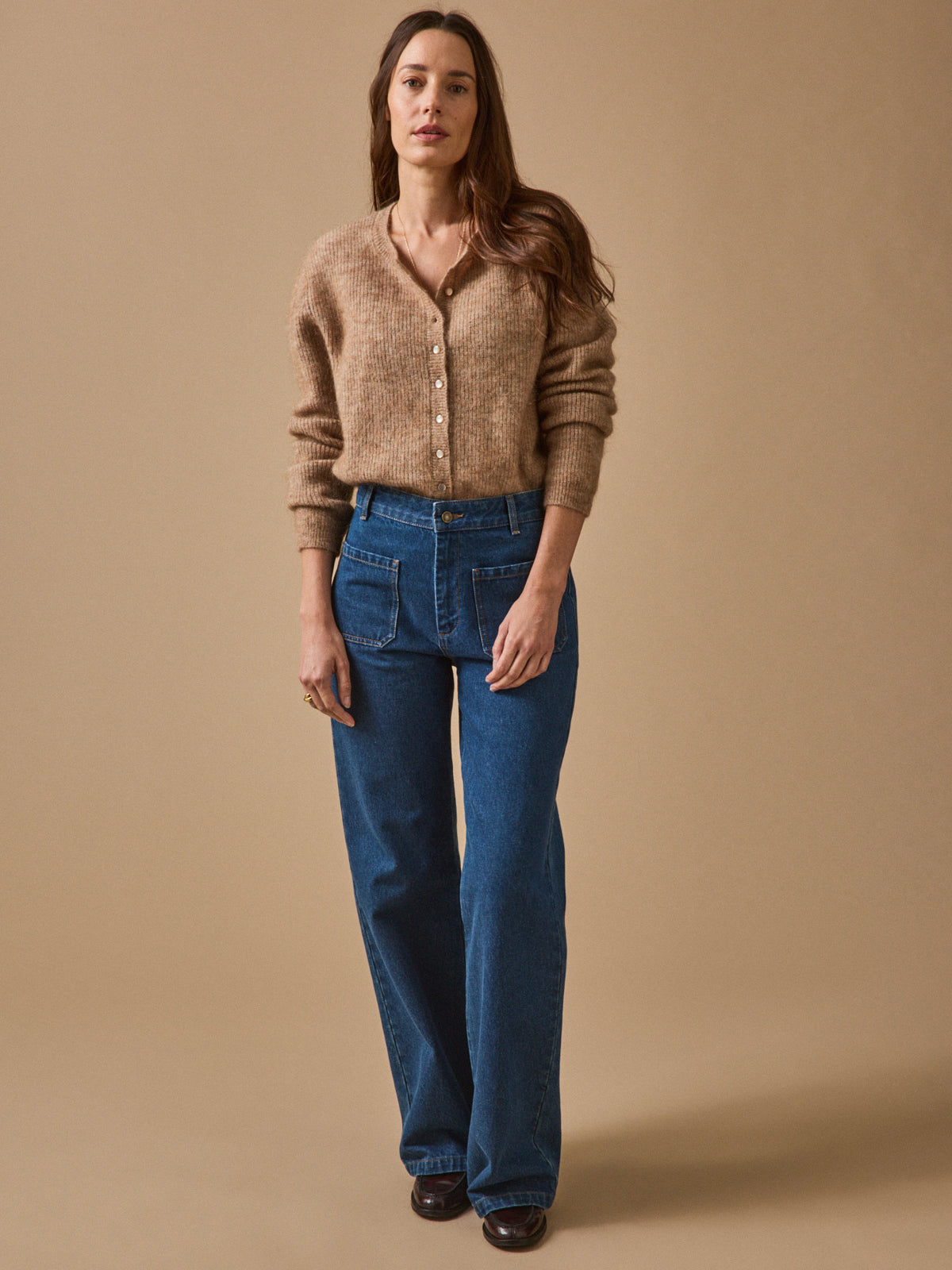 Gilet femme avec laine et mohair
